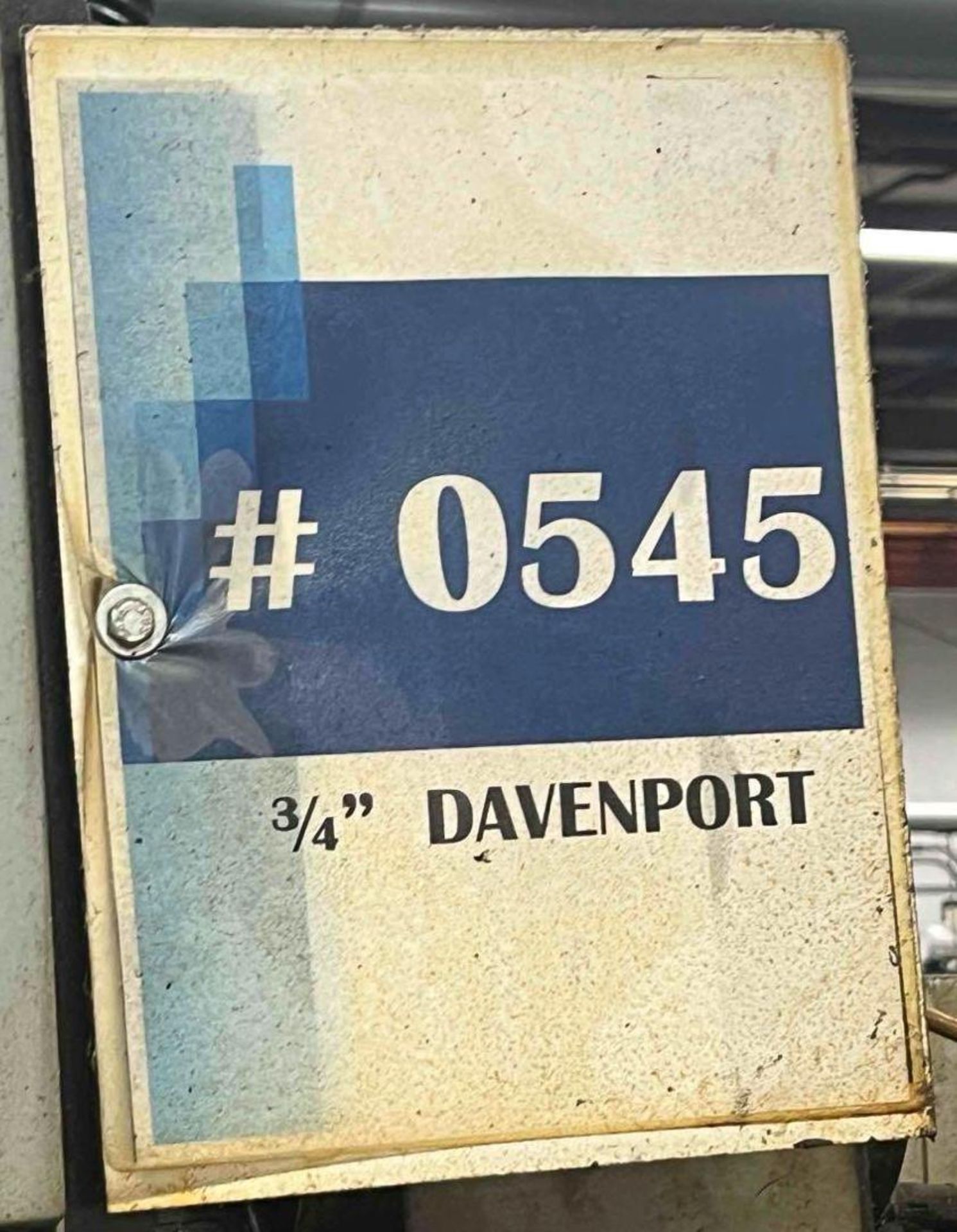 Davenport 3/4" 5 Short Bed Screw Machine - Image 12 of 18