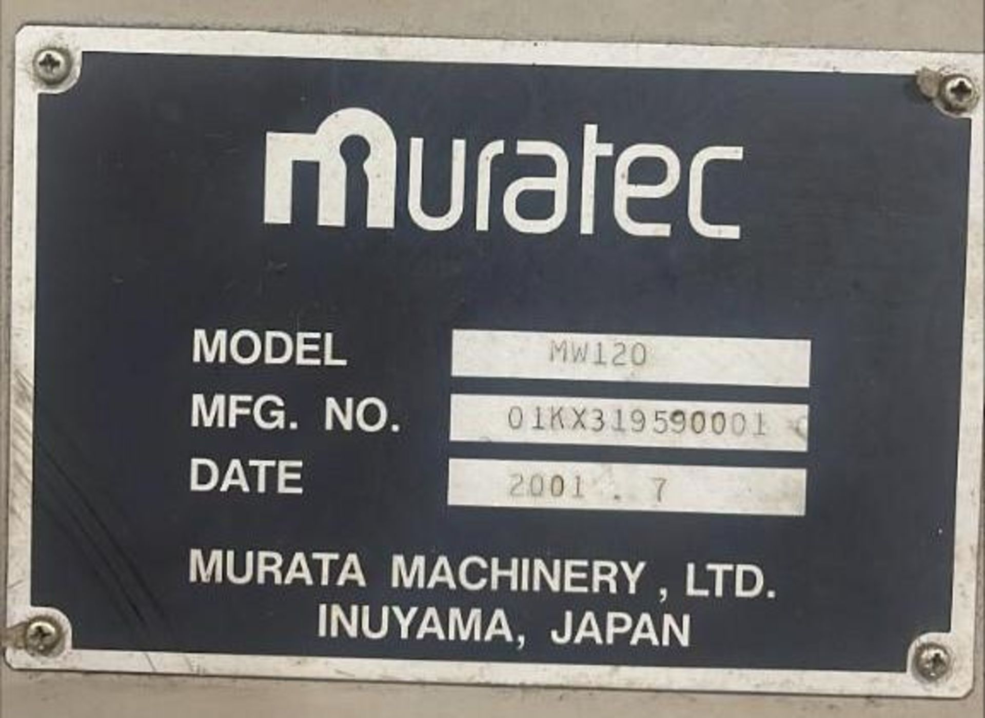 2001 Muratec MW120 Twin Spindle CNC Lathe - Image 2 of 7