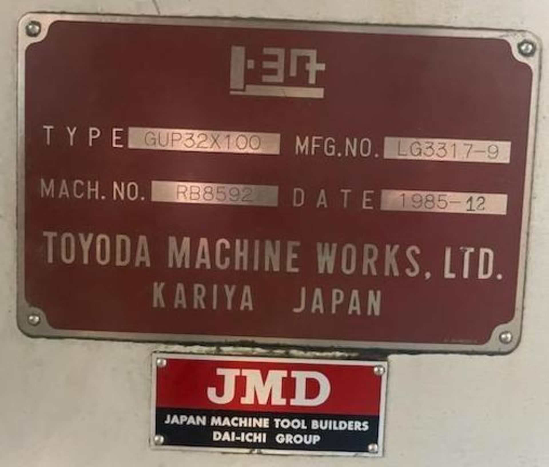 12" x 40" Toyoda #GUP32x100 ID/OD Grinder - Image 6 of 6