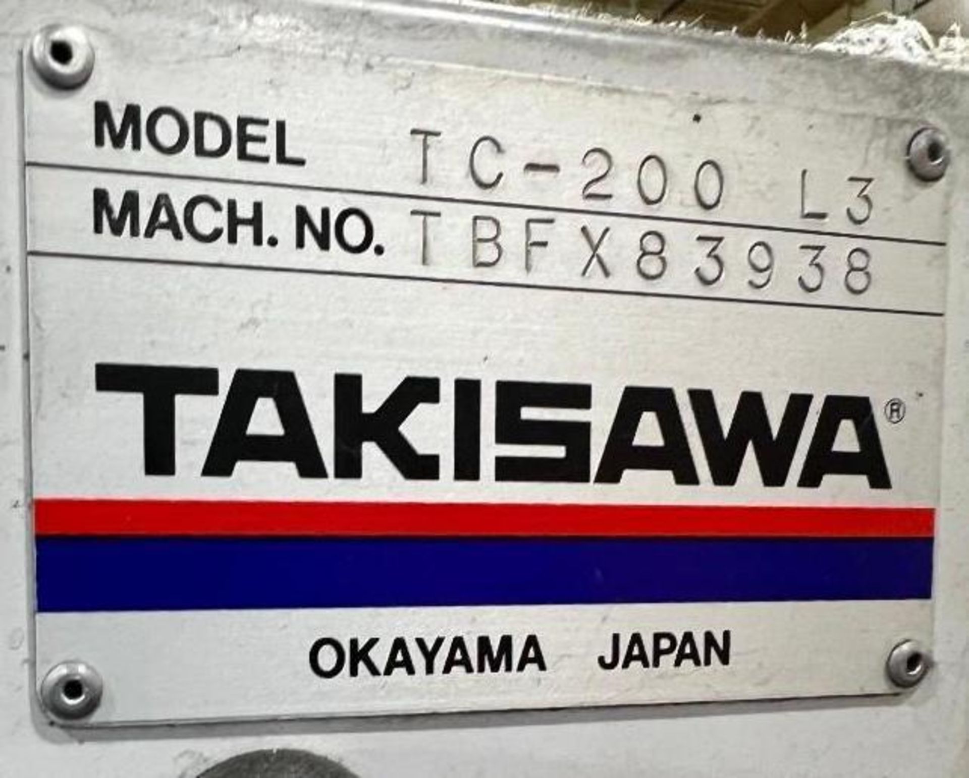 Takisawa TC-200 L3 CNC Turning Center - Image 8 of 8
