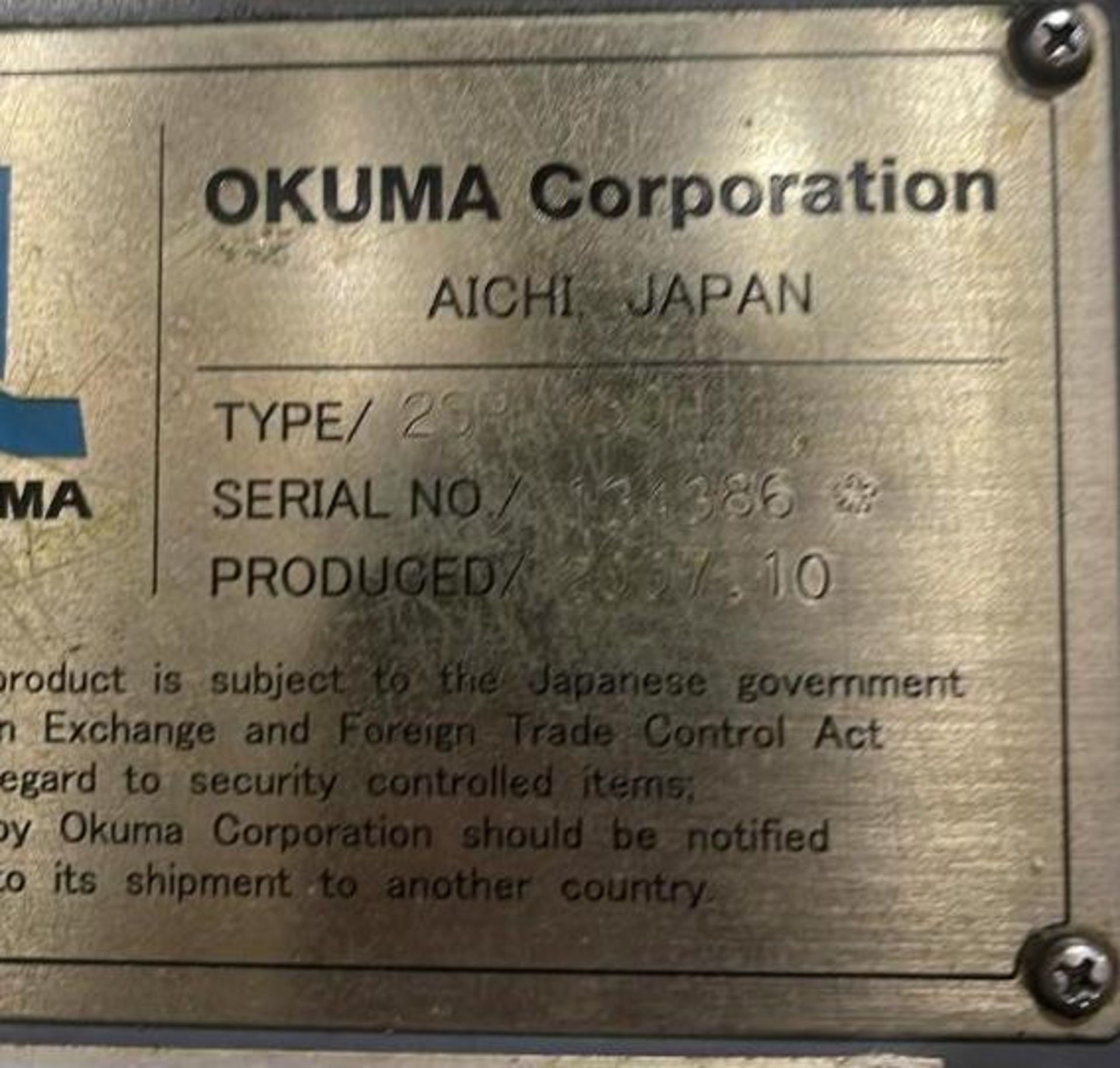 2007 Okuma 2SP-150H Twin Spindle CNC Lathe - Image 3 of 7
