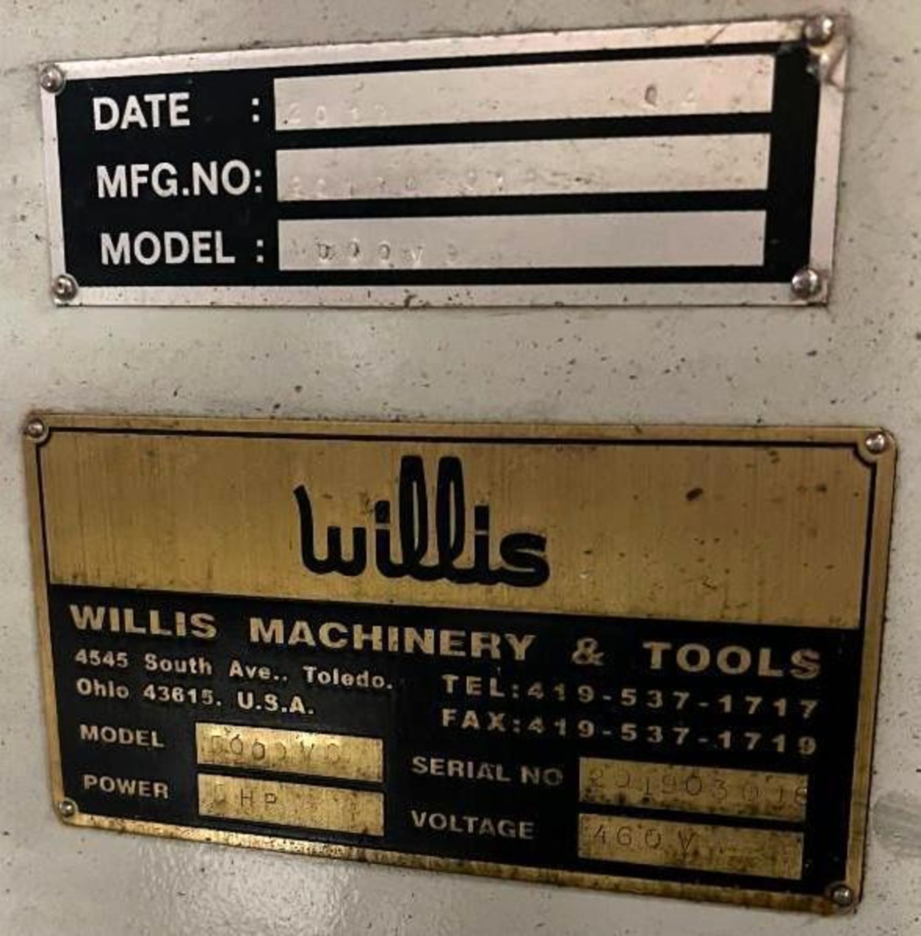 *New 2019* Willis #5000VS Vertical Mill - Image 13 of 13