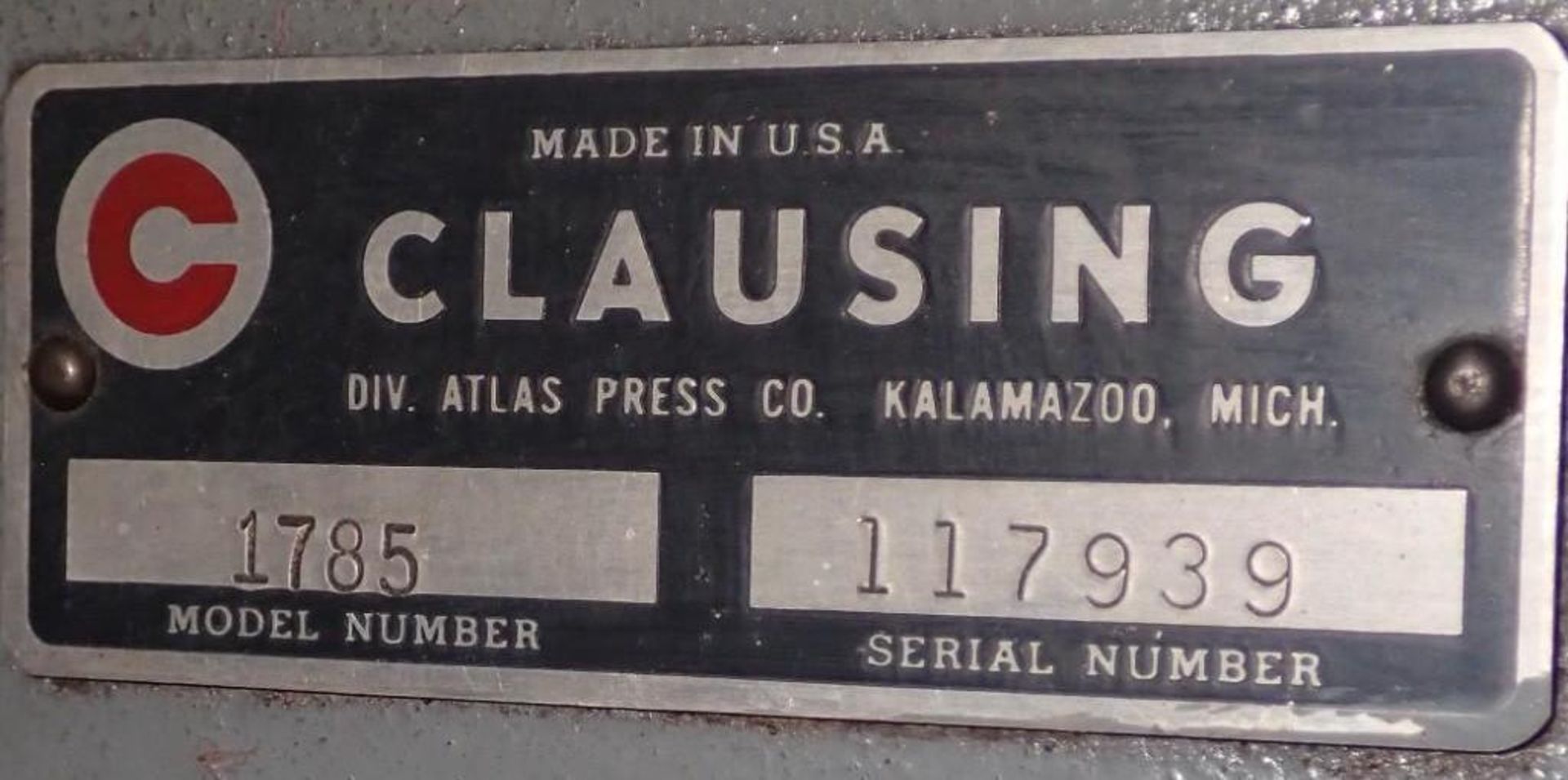 15" Clausing #1785 Drill Press - Image 7 of 7