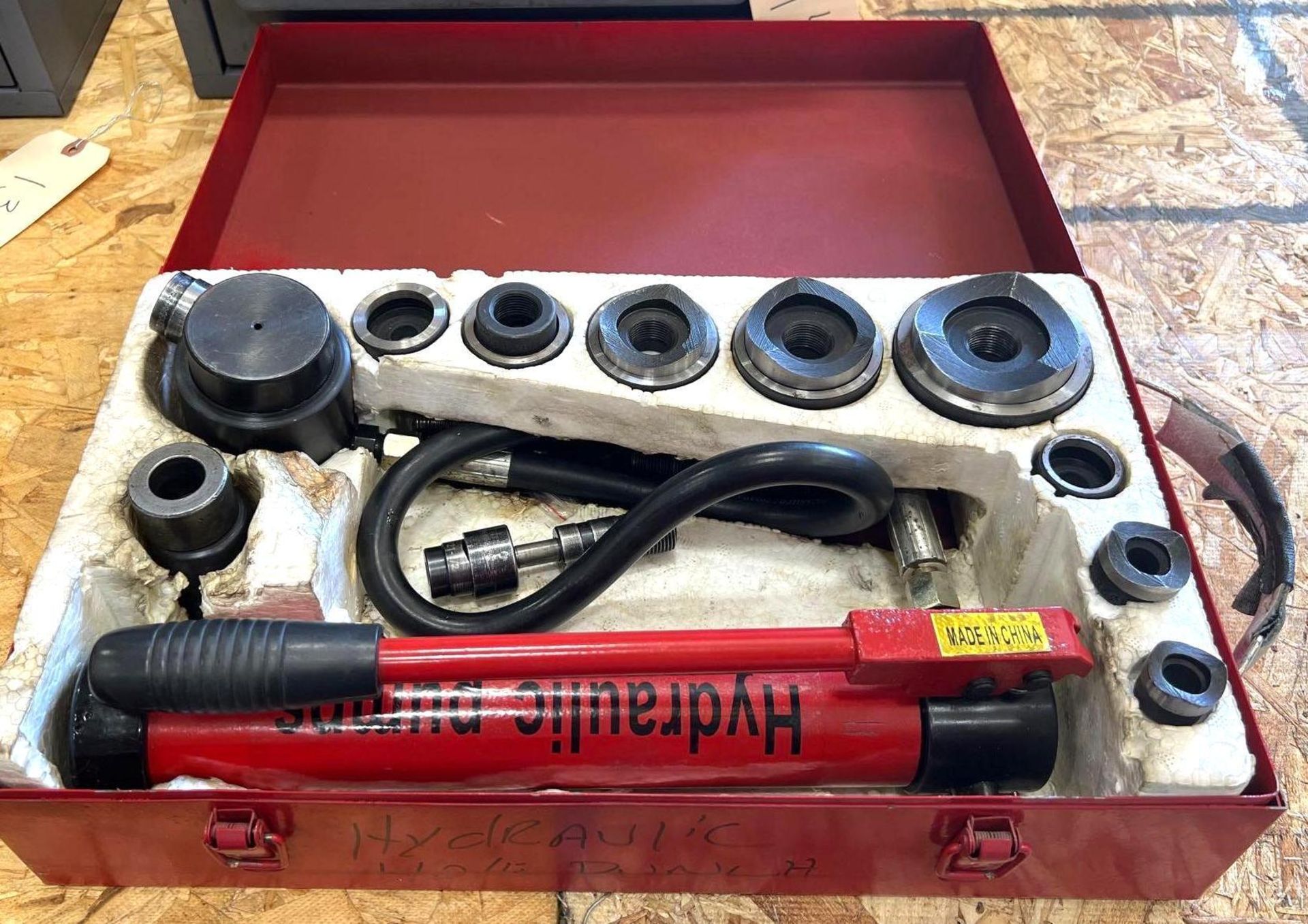 Jeteco SYK 8-02 Hydraulic Punch Driver Kit Hole Set, 10 Ton