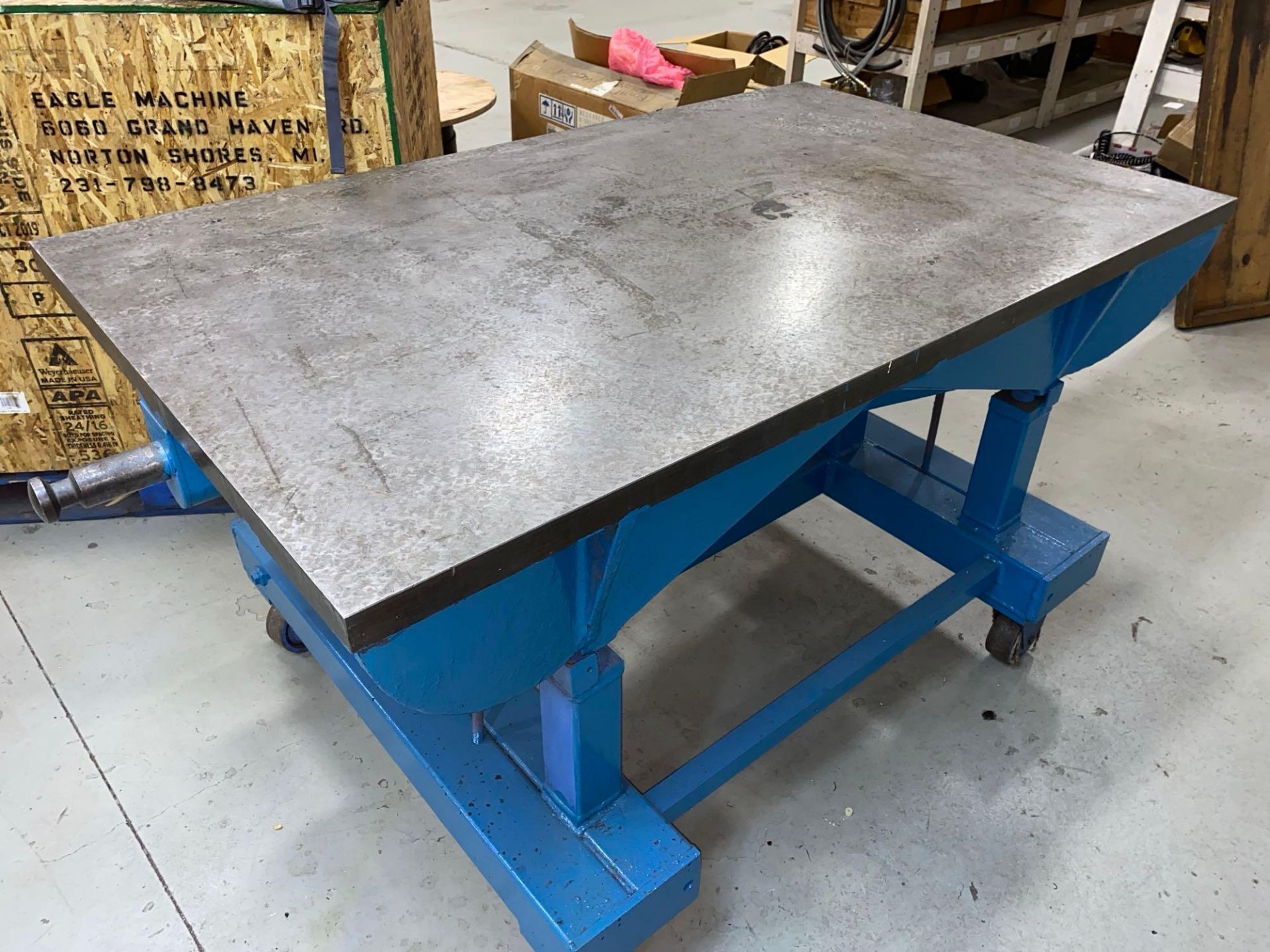 36-3/4 x 60-5/8 Cast Iron Precision Layout Table - Image 6 of 6
