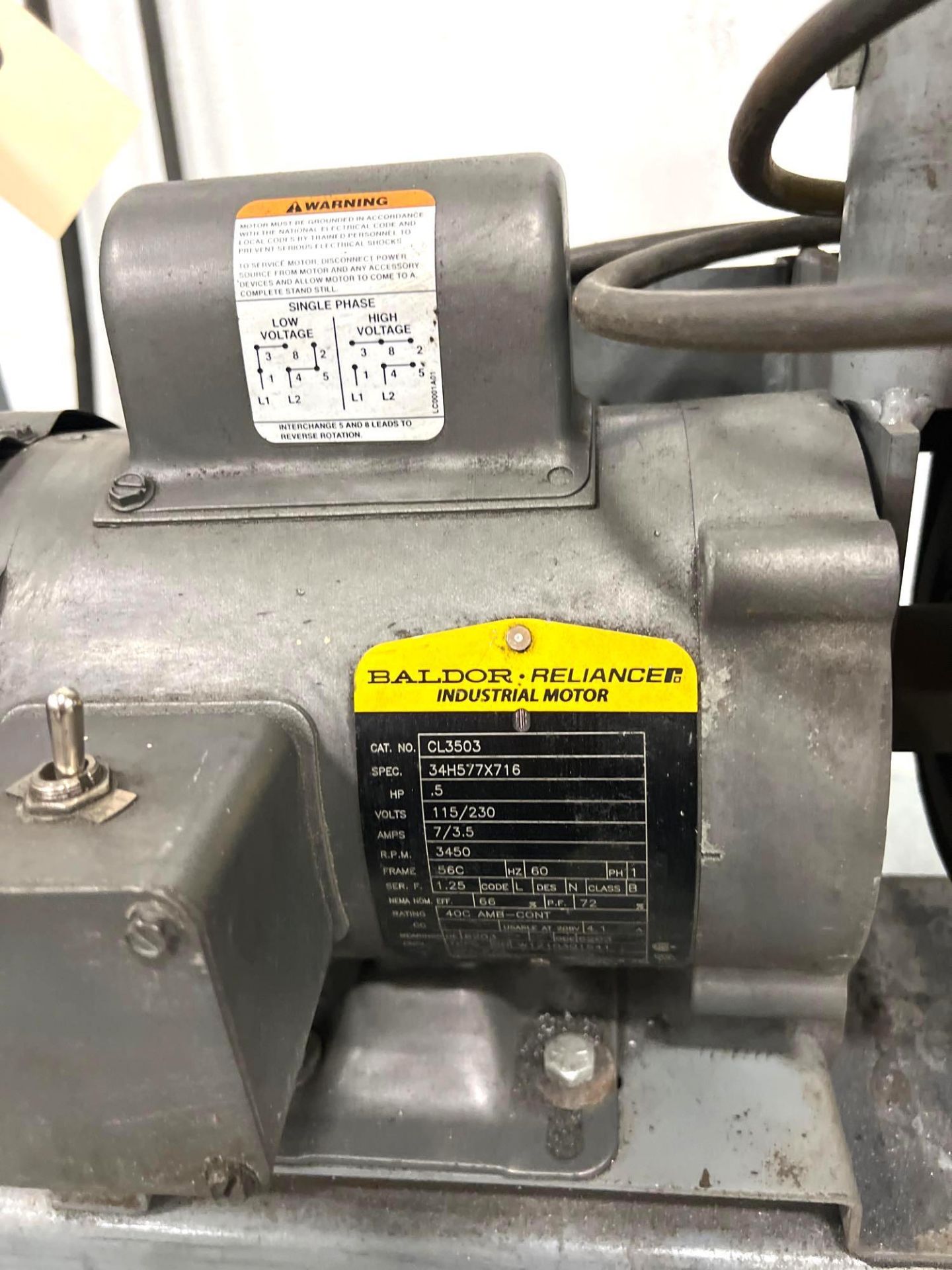 2" Kalamazoo Bench Belt sander, 115/230V - Image 3 of 4