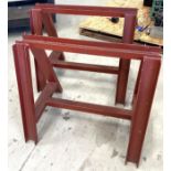 Set of (2) Metal Sawhorses