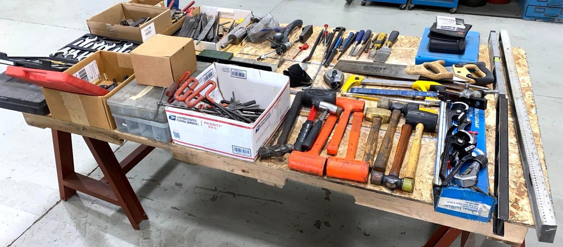 BIG LOT of Hand Tools, Wrenches, Files, Sockets, Levels, Etc. - Image 2 of 7