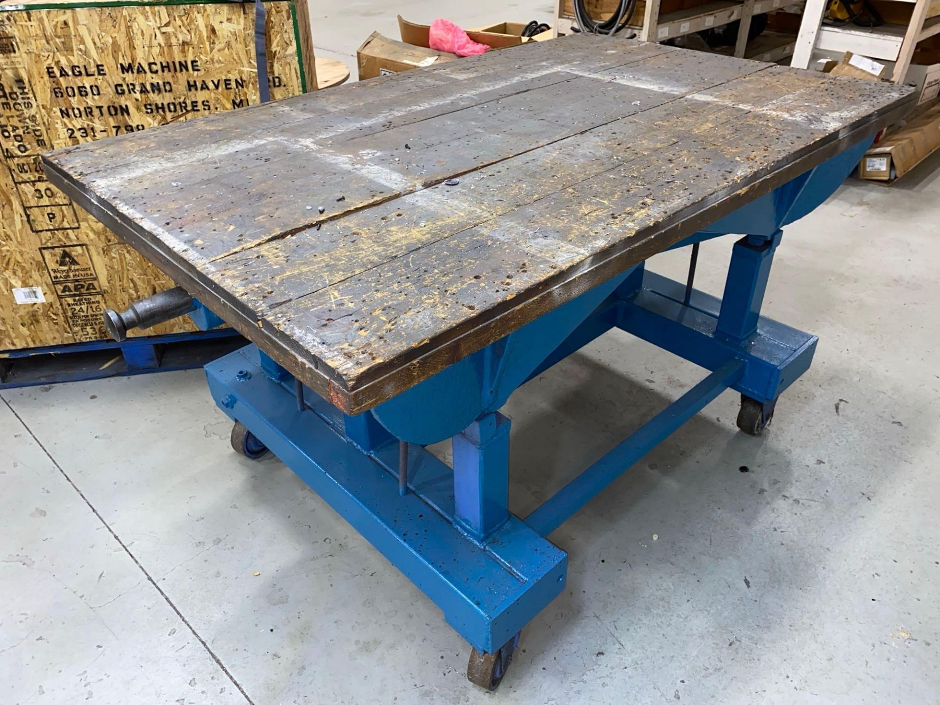36-3/4 x 60-5/8 Cast Iron Precision Layout Table