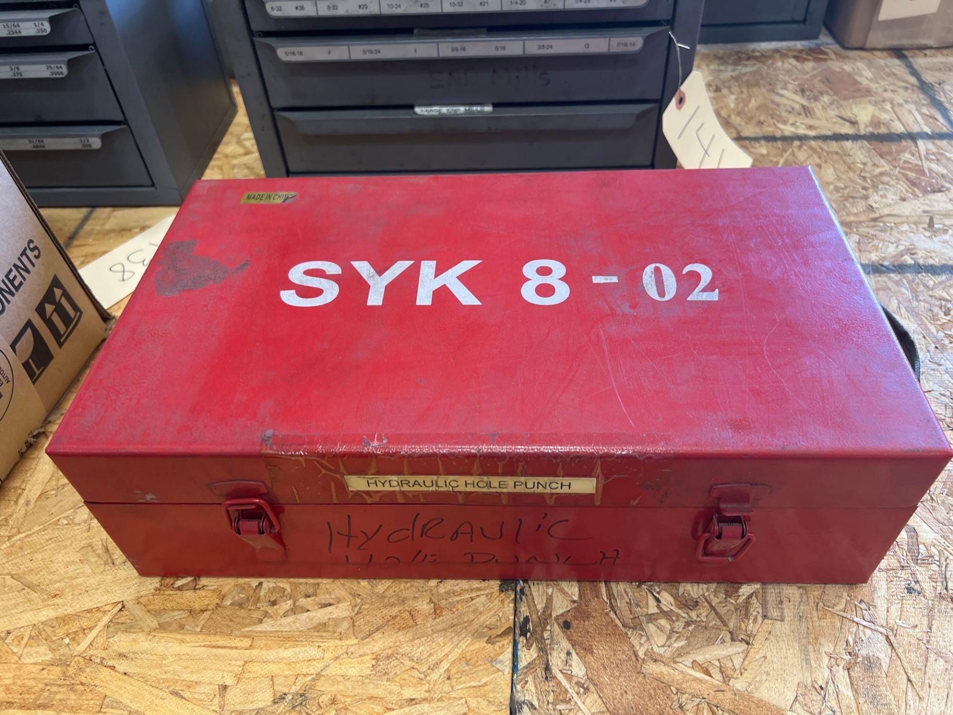 Jeteco SYK 8-02 Hydraulic Punch Driver Kit hole set, 10 Ton - Image 3 of 3