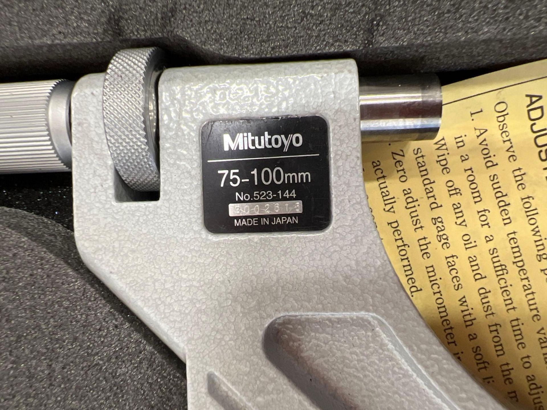 Mitutoyo Snap Meter, 523-144 w/ Case - Image 3 of 4