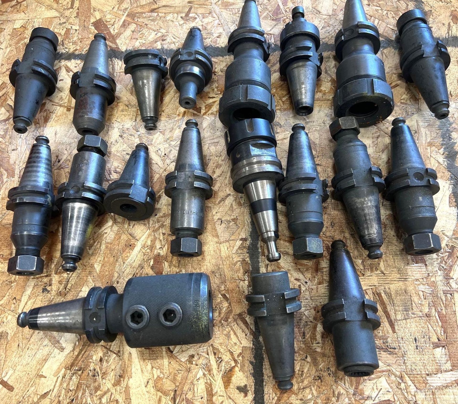 Lot of (19 ) Cat 30 Taper Tool Holders, Misc. Types