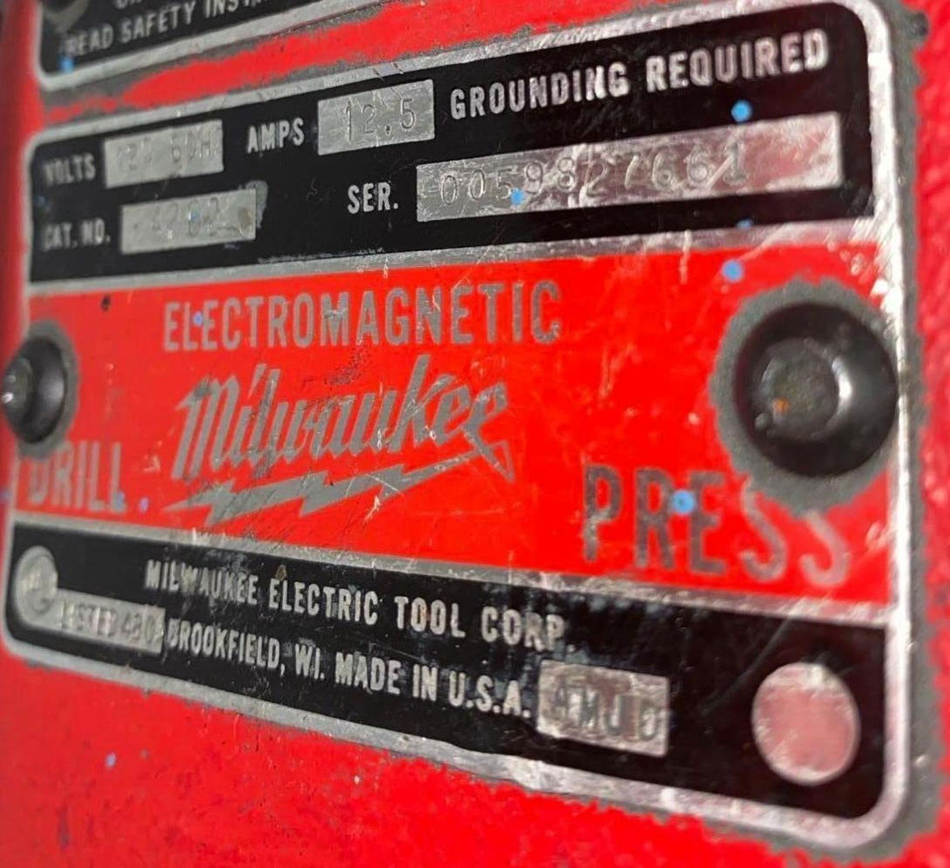 3/4" Milwaukee ElectroMagnetic Drill Unit - Bild 6 aus 7