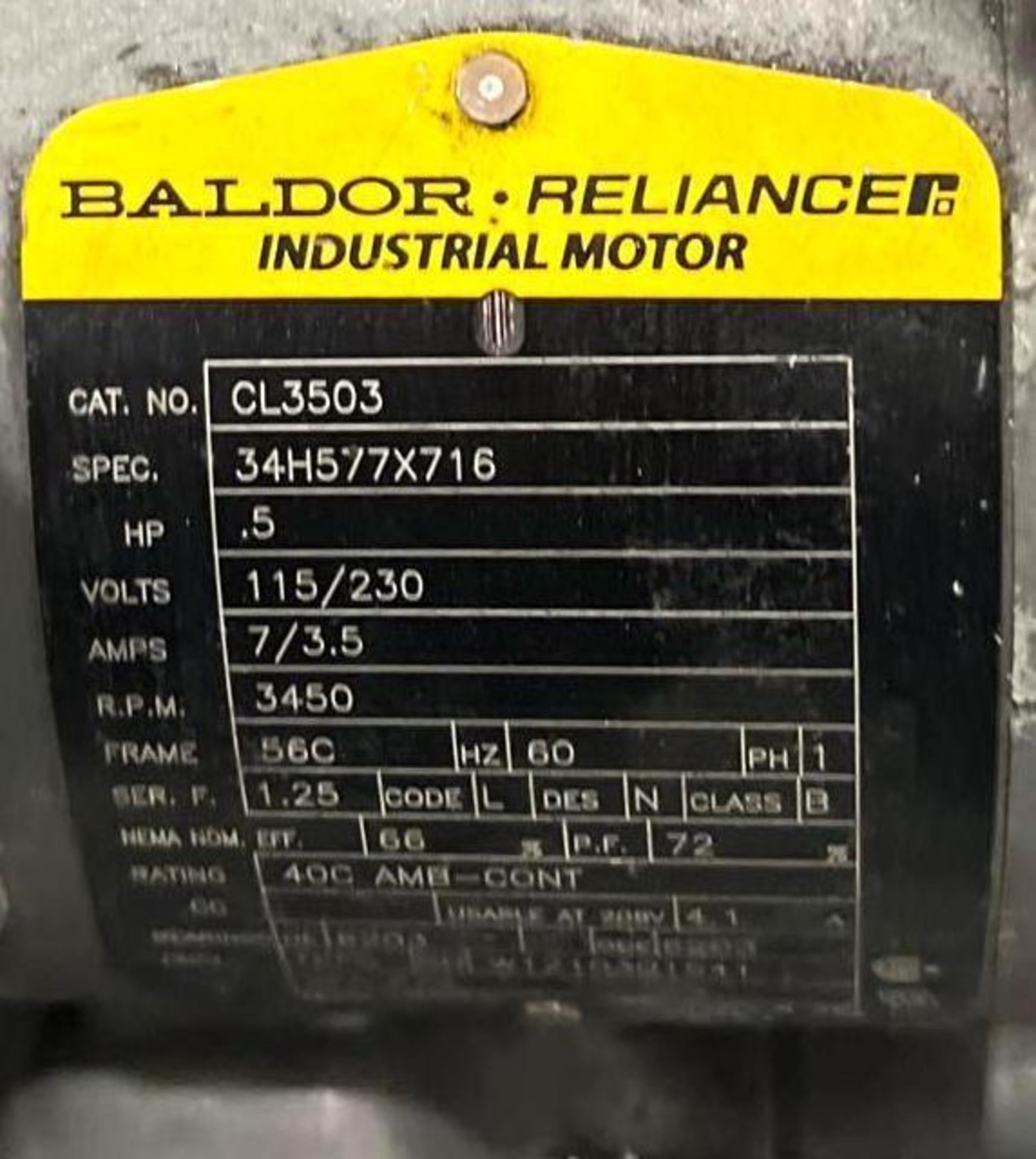 2" Kalamazoo Bench Belt sander, 115/230V - Image 3 of 4