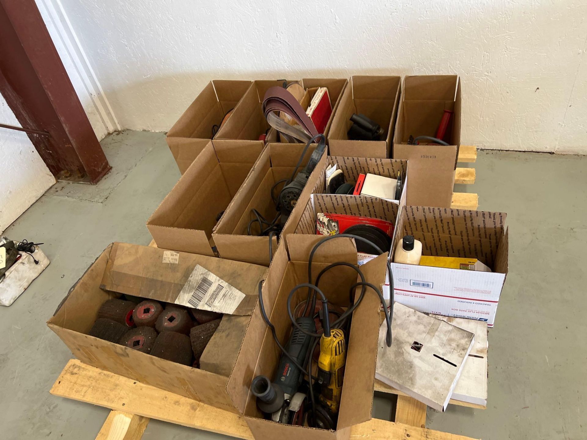 Skid of Misc. Electric Power Tools & Misc. items