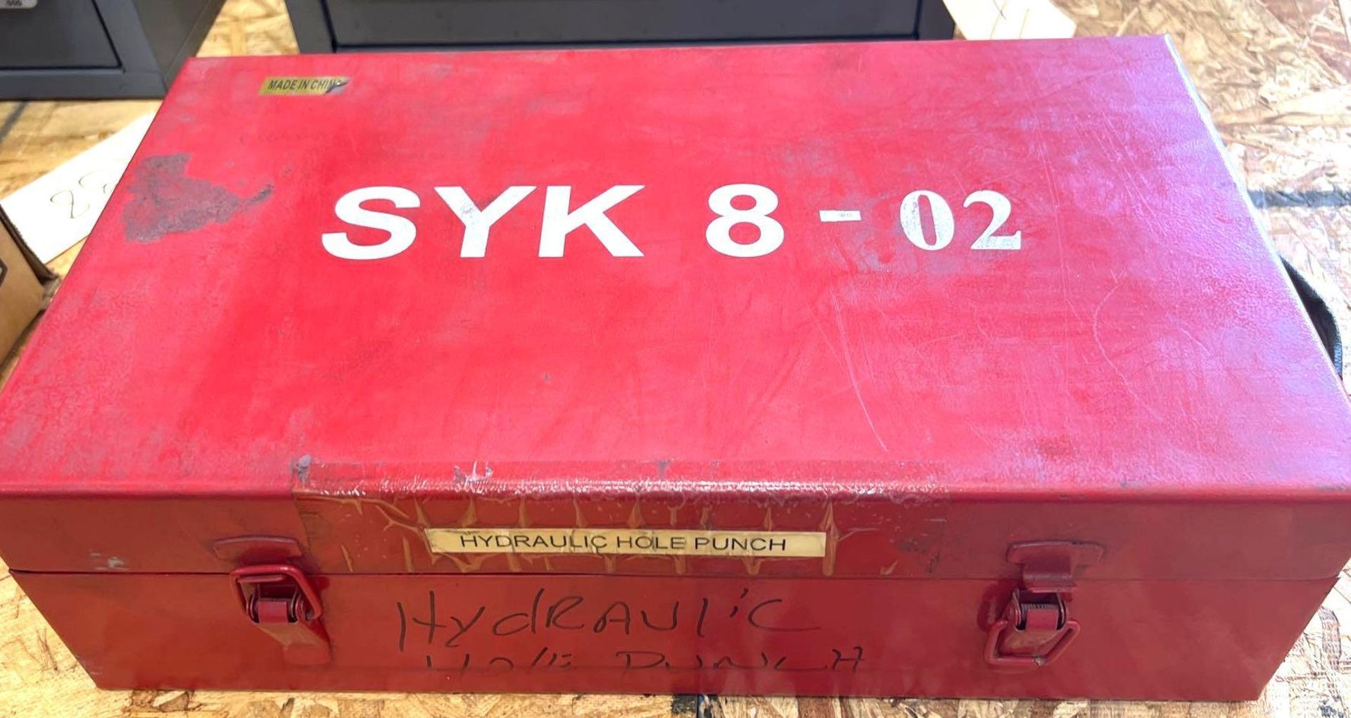 Jeteco SYK 8-02 Hydraulic Punch Driver Kit Hole Set, 10 Ton - Image 3 of 3