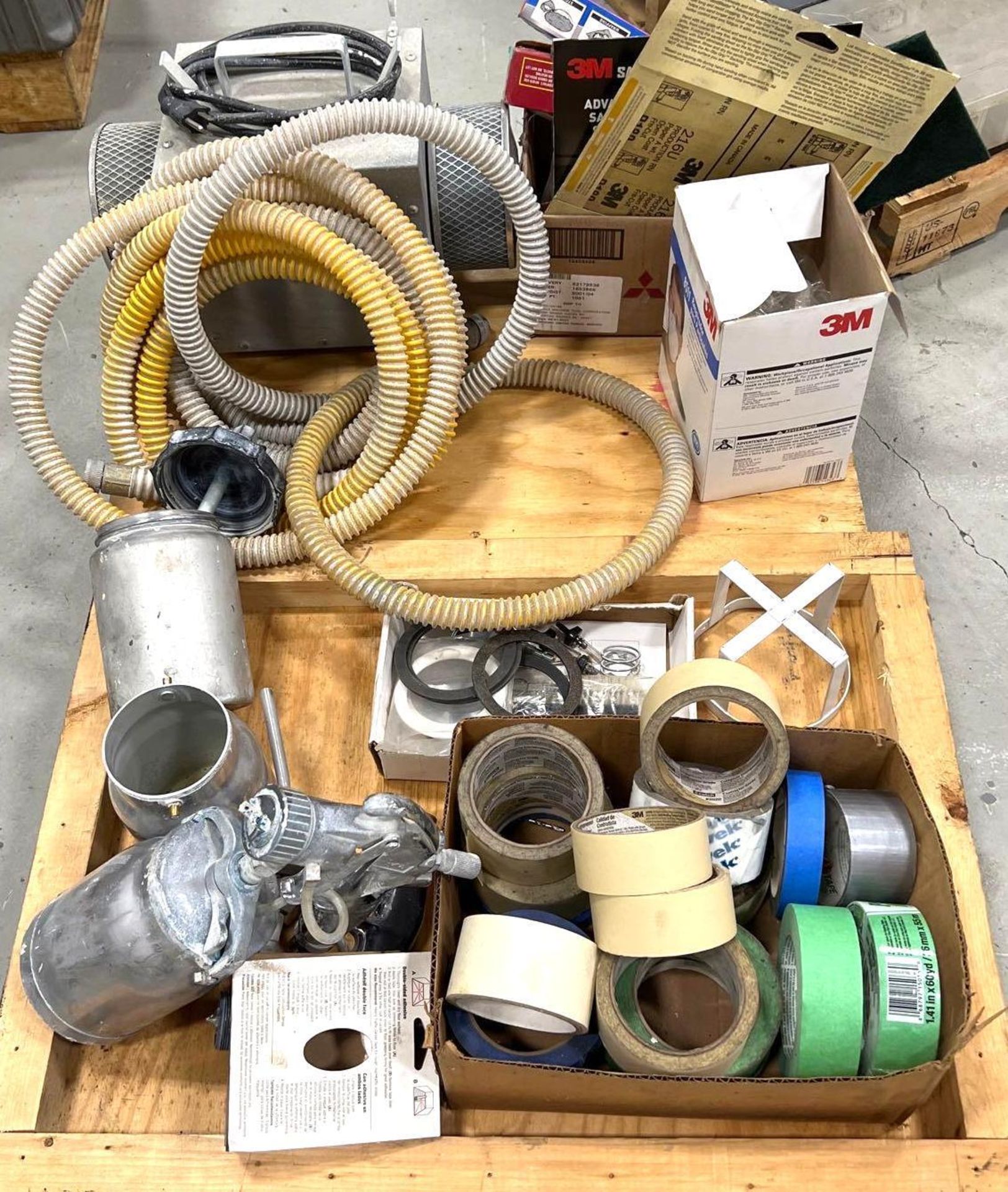 Lot of Painting Supplies/Spray Guns