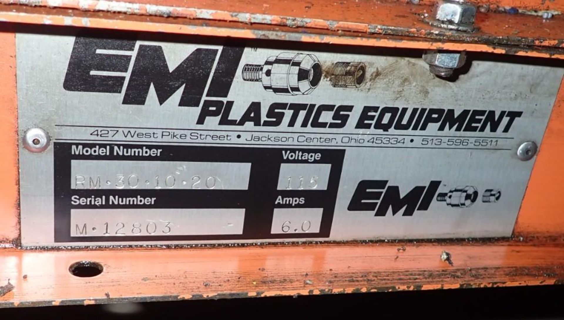 EMI Plastics Equipment #RM-30-20-10 Belt Conveyor - Image 5 of 5