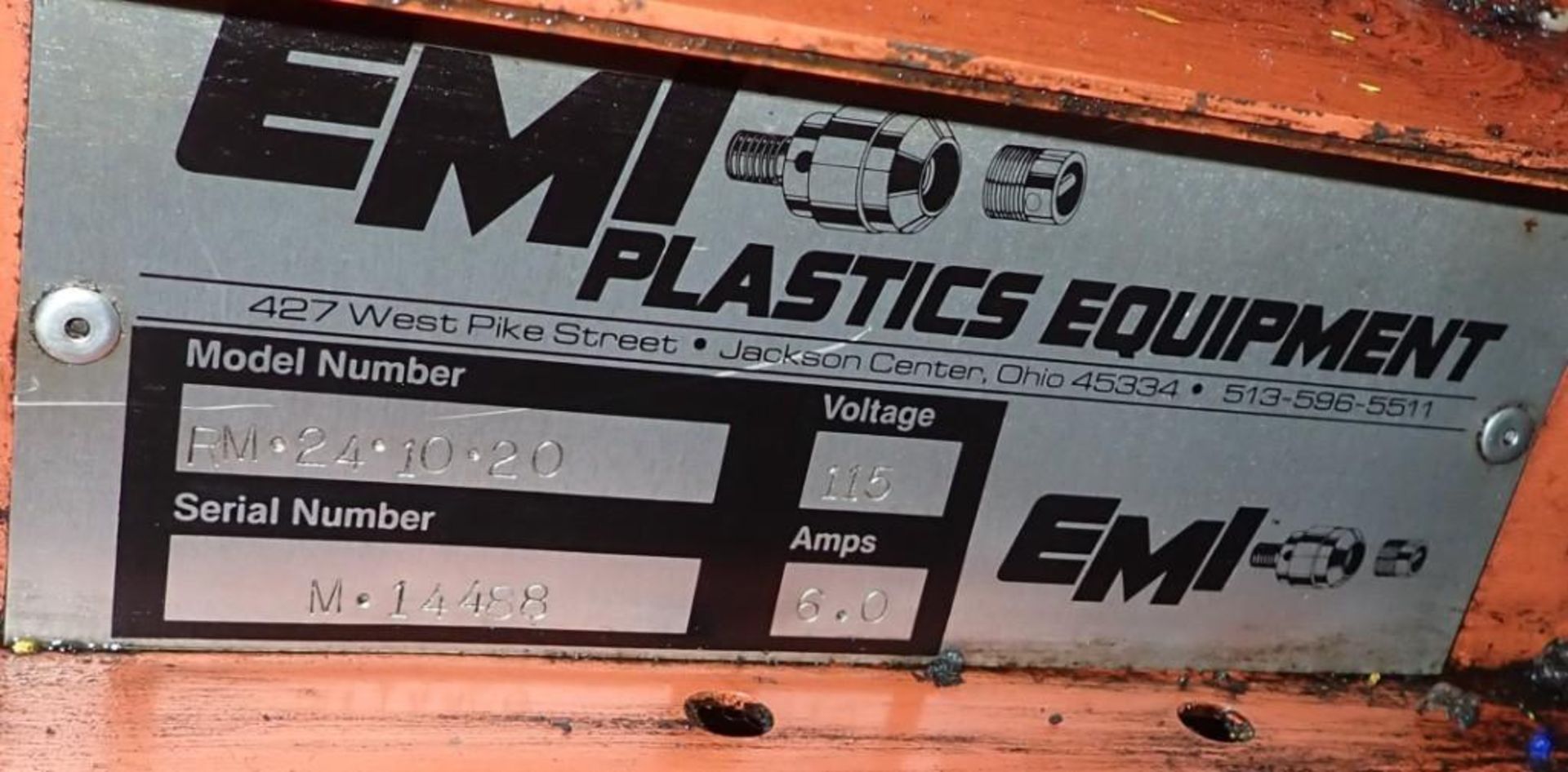 EMI Plastics Equipment #RM-24-10-20 Belt Conveyor - Image 4 of 4