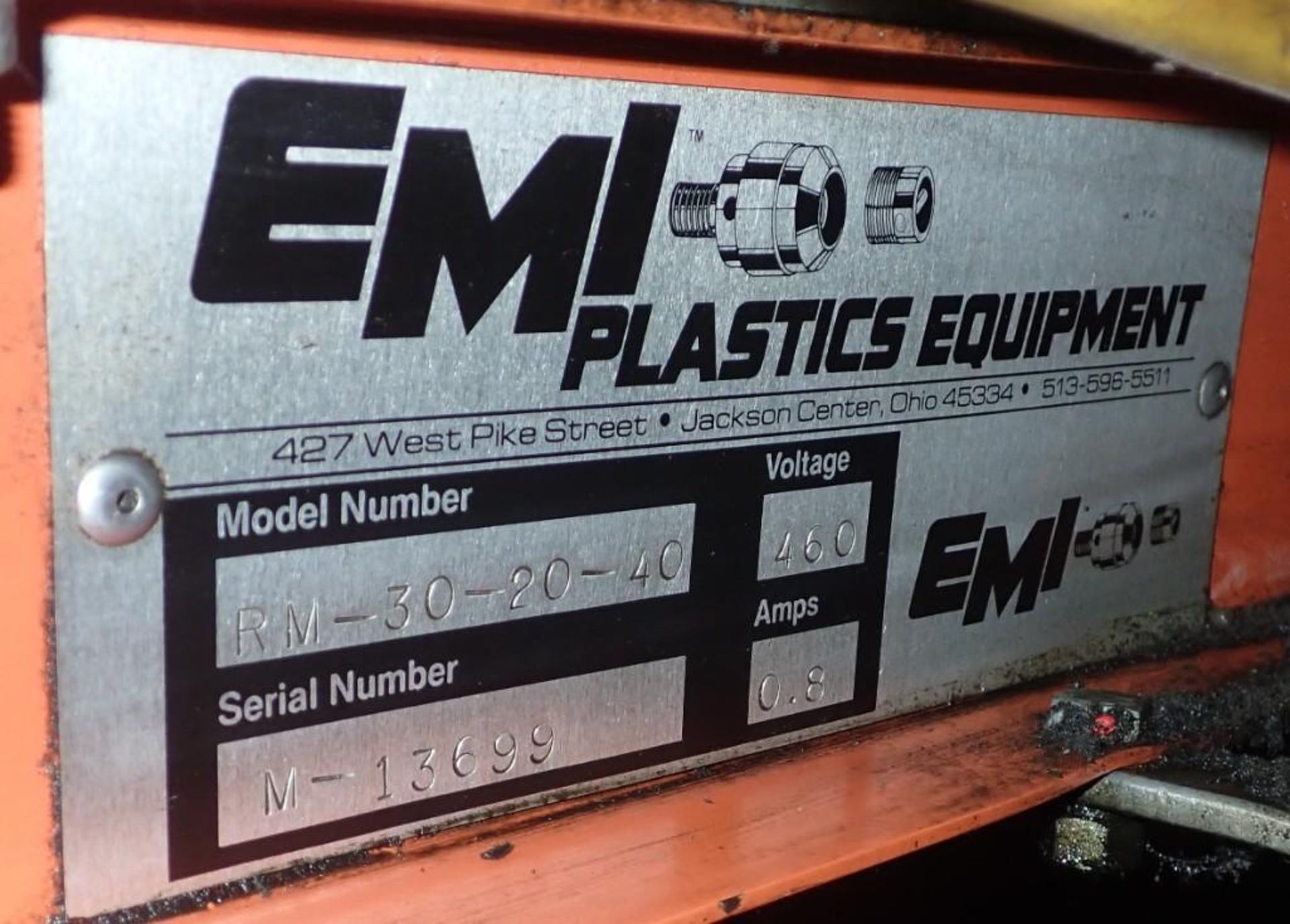 EMI Plastics Equipment #RM-30-20-40 Belt Conveyor - Image 6 of 6