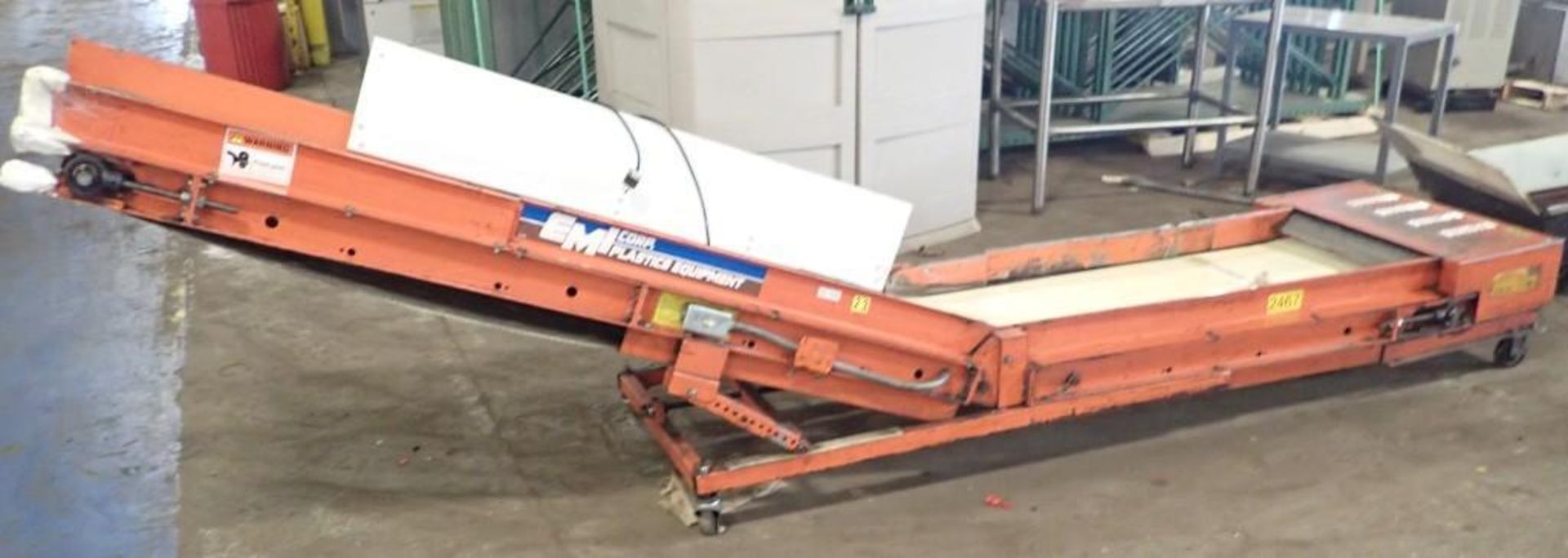 EMI Plastics Equipment #KKIX-24-5-4-20 Incline Belt Conveyor