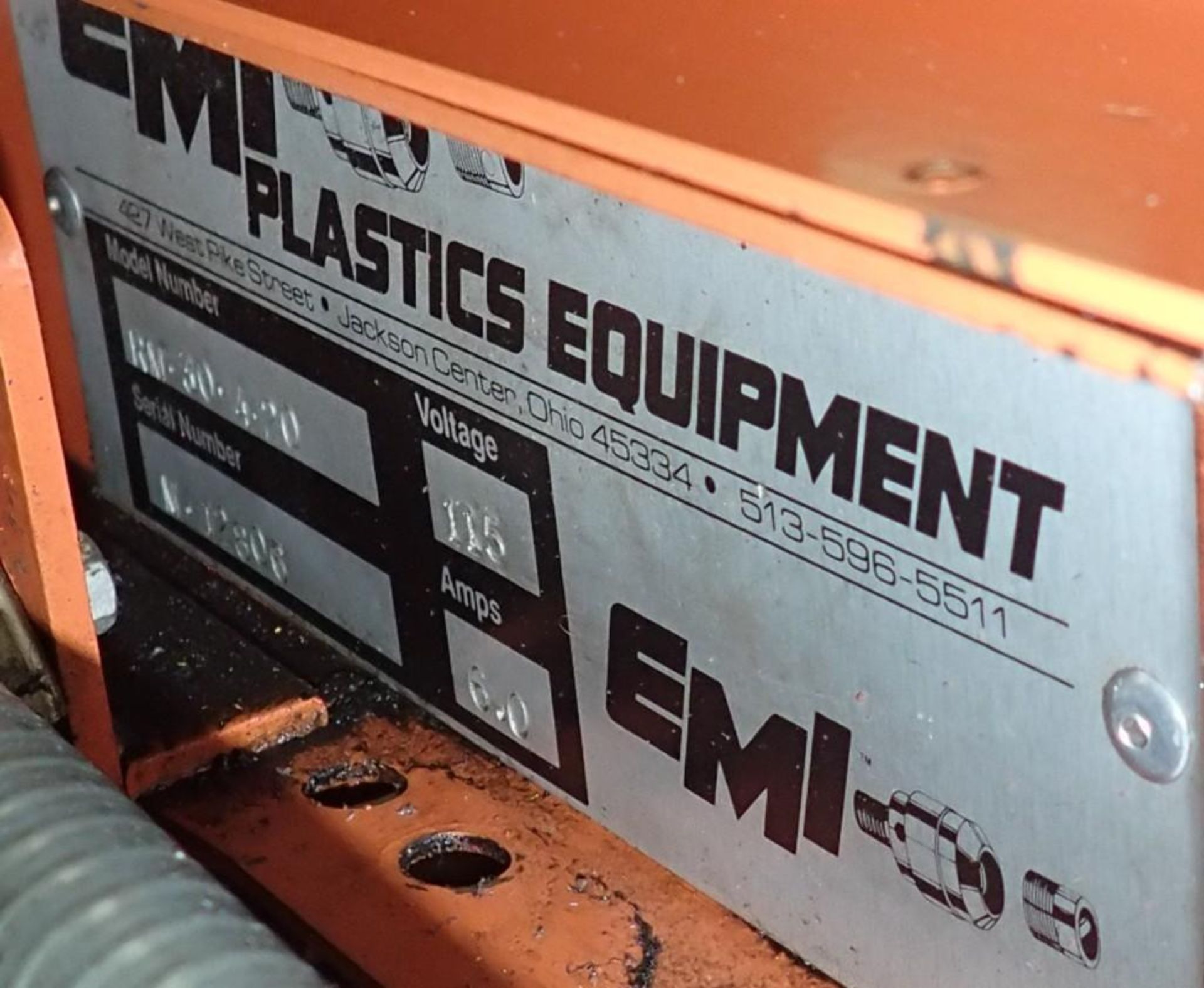 EMI Plastics Equipment #RM-30-4-20 Belt Conveyor - Image 4 of 5