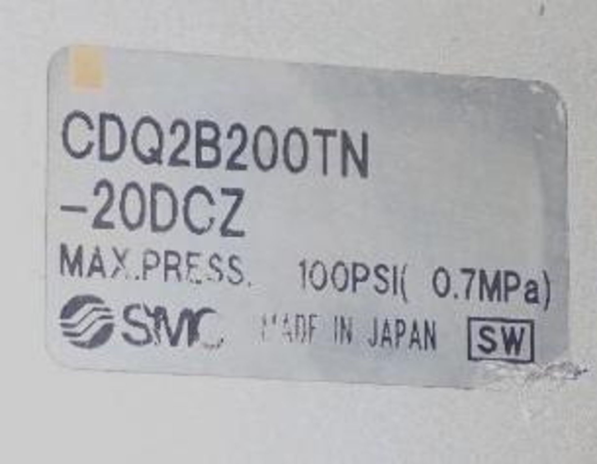 Lot of (2) SMC #CDQ2B200TN-20DCZ Units - Image 3 of 4