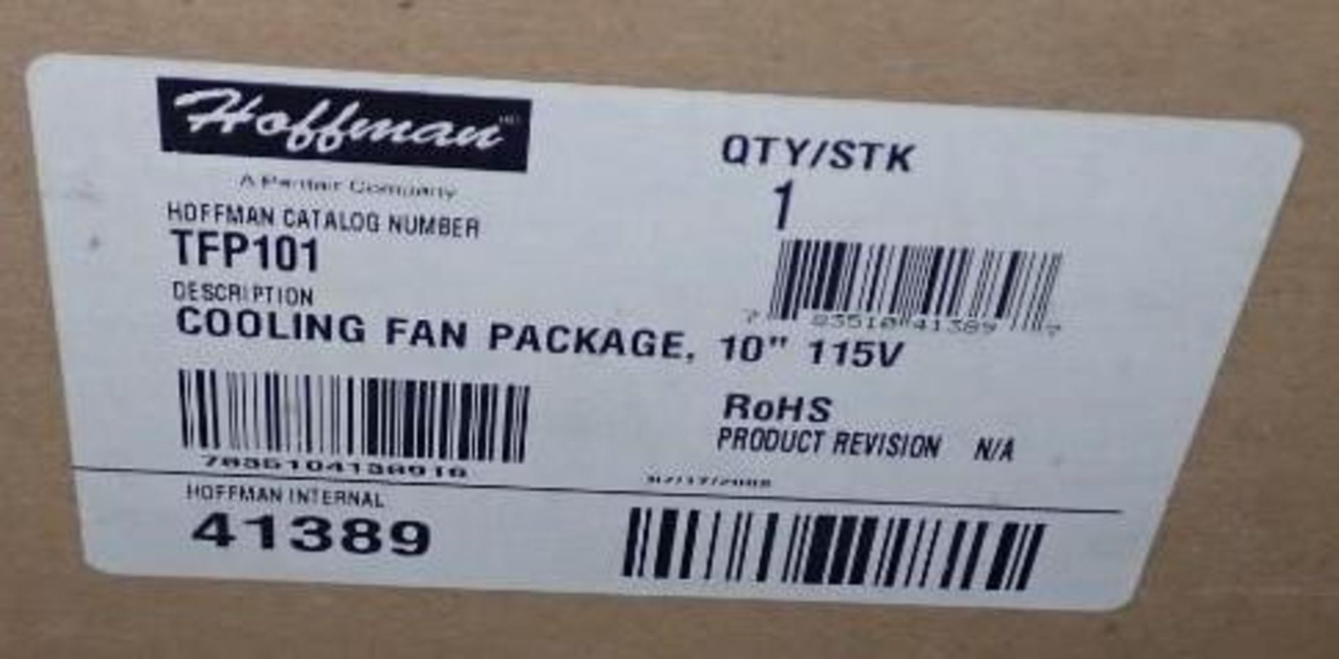 Lot of (3) Hoffman #TFP101 Cooling Fans - Image 2 of 7
