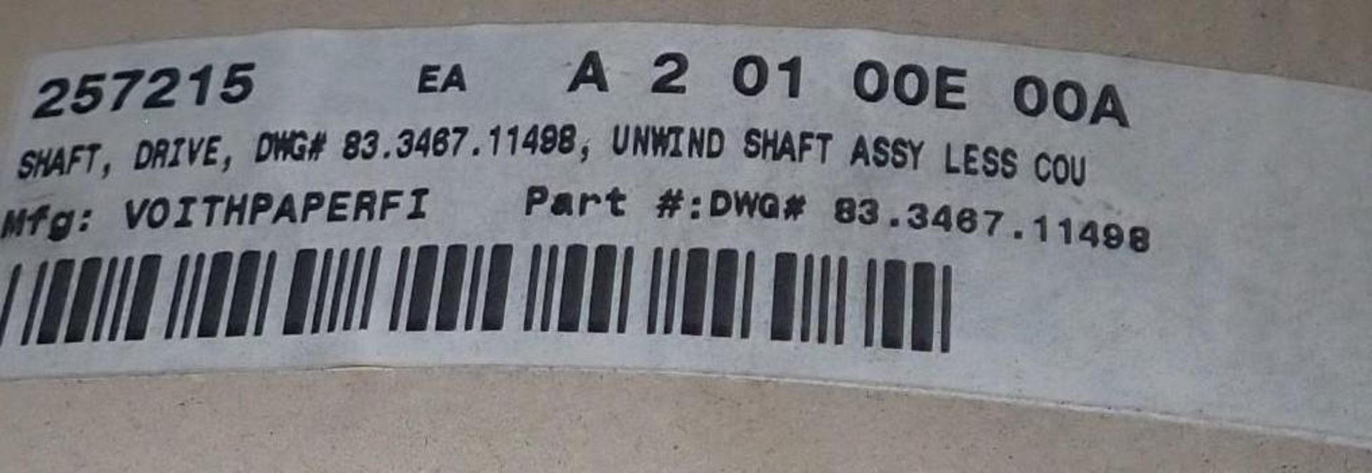 Large Shaft Drive w/ FAG #HFH SD3140TS - Image 3 of 5