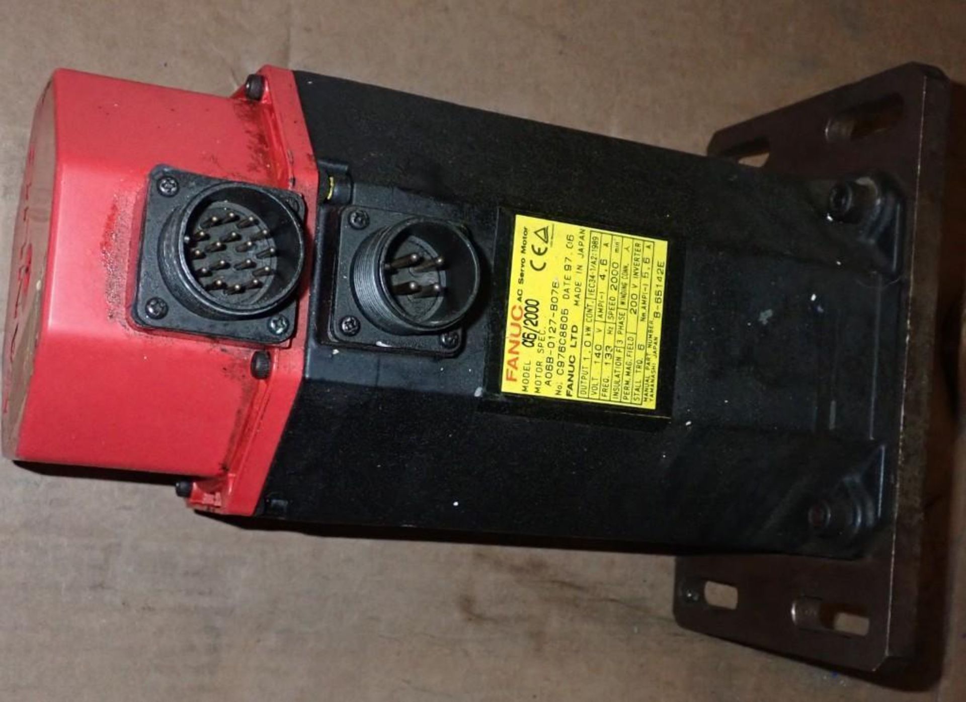 Fanuc #A06B-0127-B076 Servo Motor - Image 2 of 3