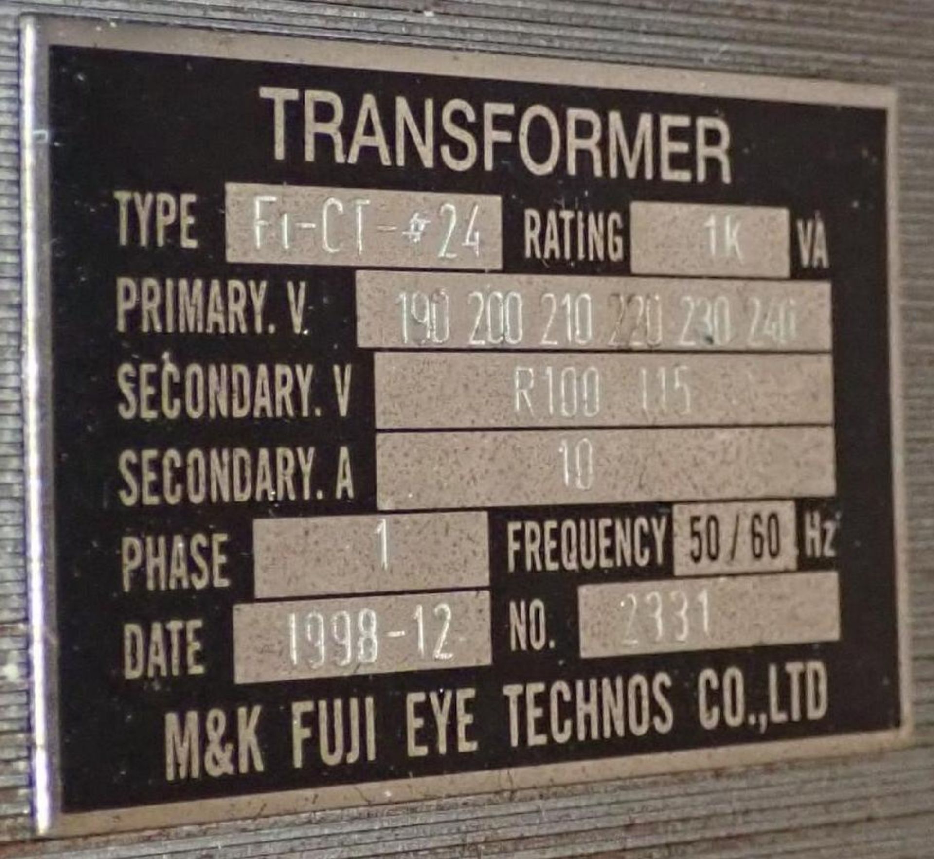 1 KVA Transformer - Image 3 of 3