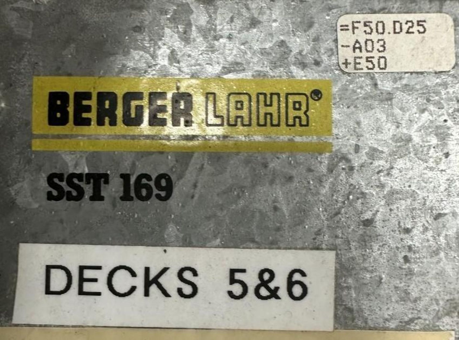 Lot of Berger Lahr #SST 169 Control Boxes - Image 4 of 6