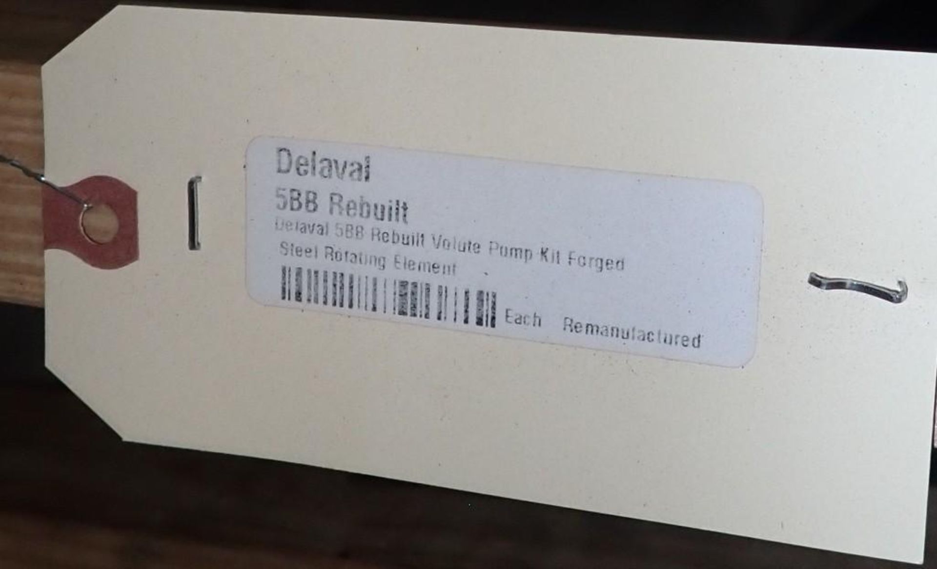 Delaval #5BB Rebuilt Volute Pump Kit Rotating Element - Image 10 of 10