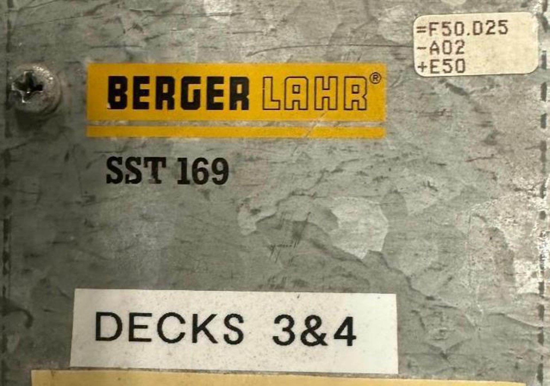 Lot of Berger Lahr #SST 169 Control Boxes - Image 6 of 6