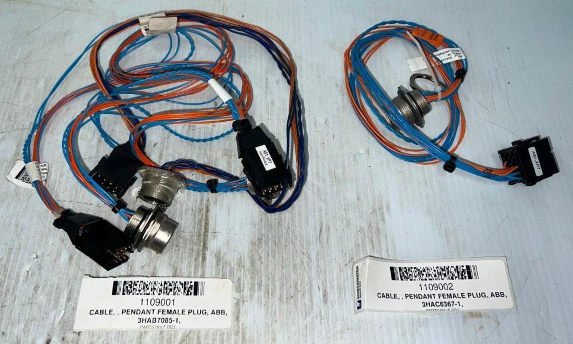 Lot of (3) ABB Robot Cables