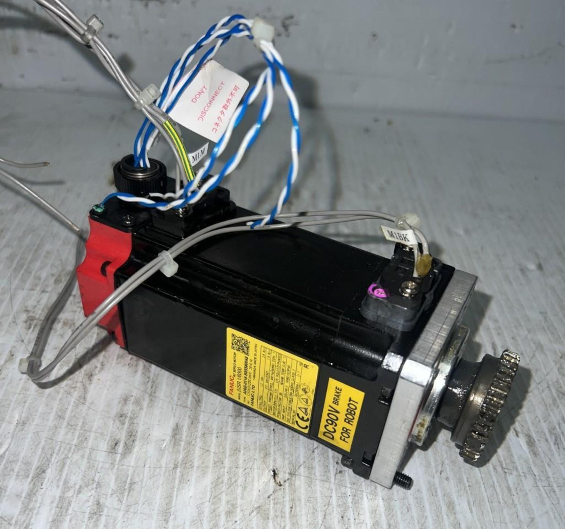 Fanuc #A06B-0116-B855#0048 AC Servo Motor