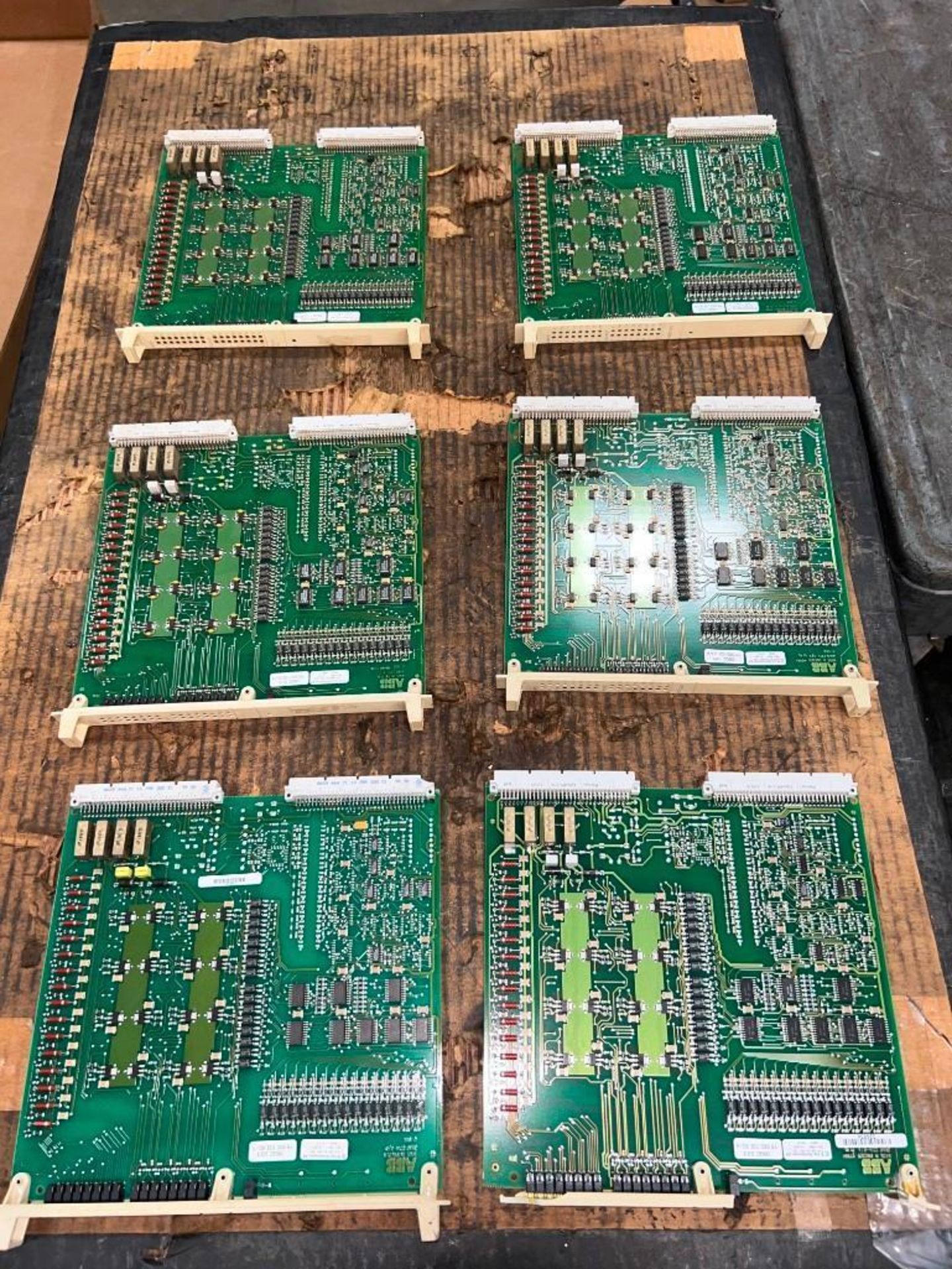 Lot of (6) ABB Circuit Boards