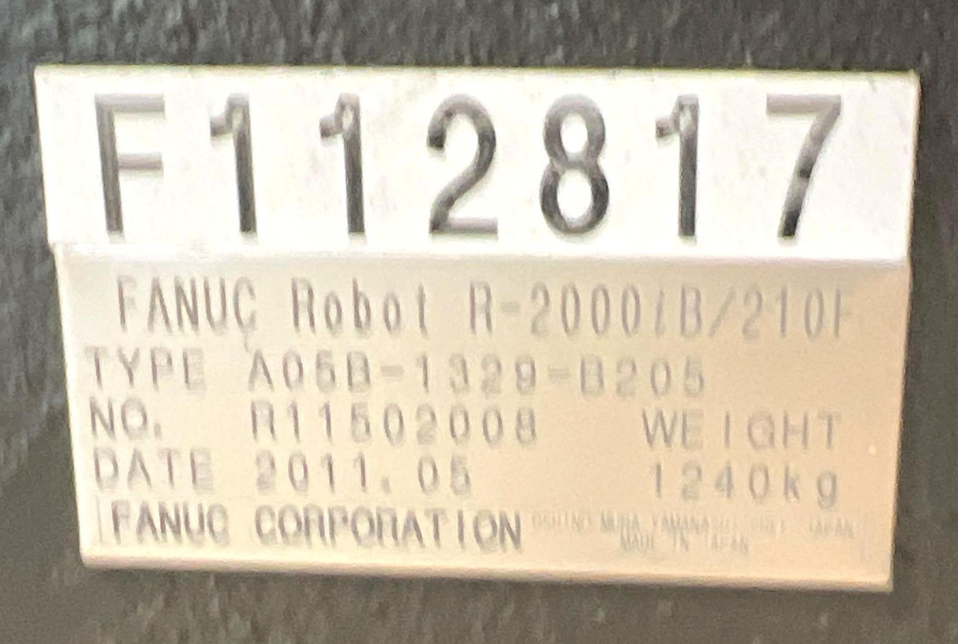 2011 Fanuc R2000iB 210F w/R30iA Controller - Image 3 of 7