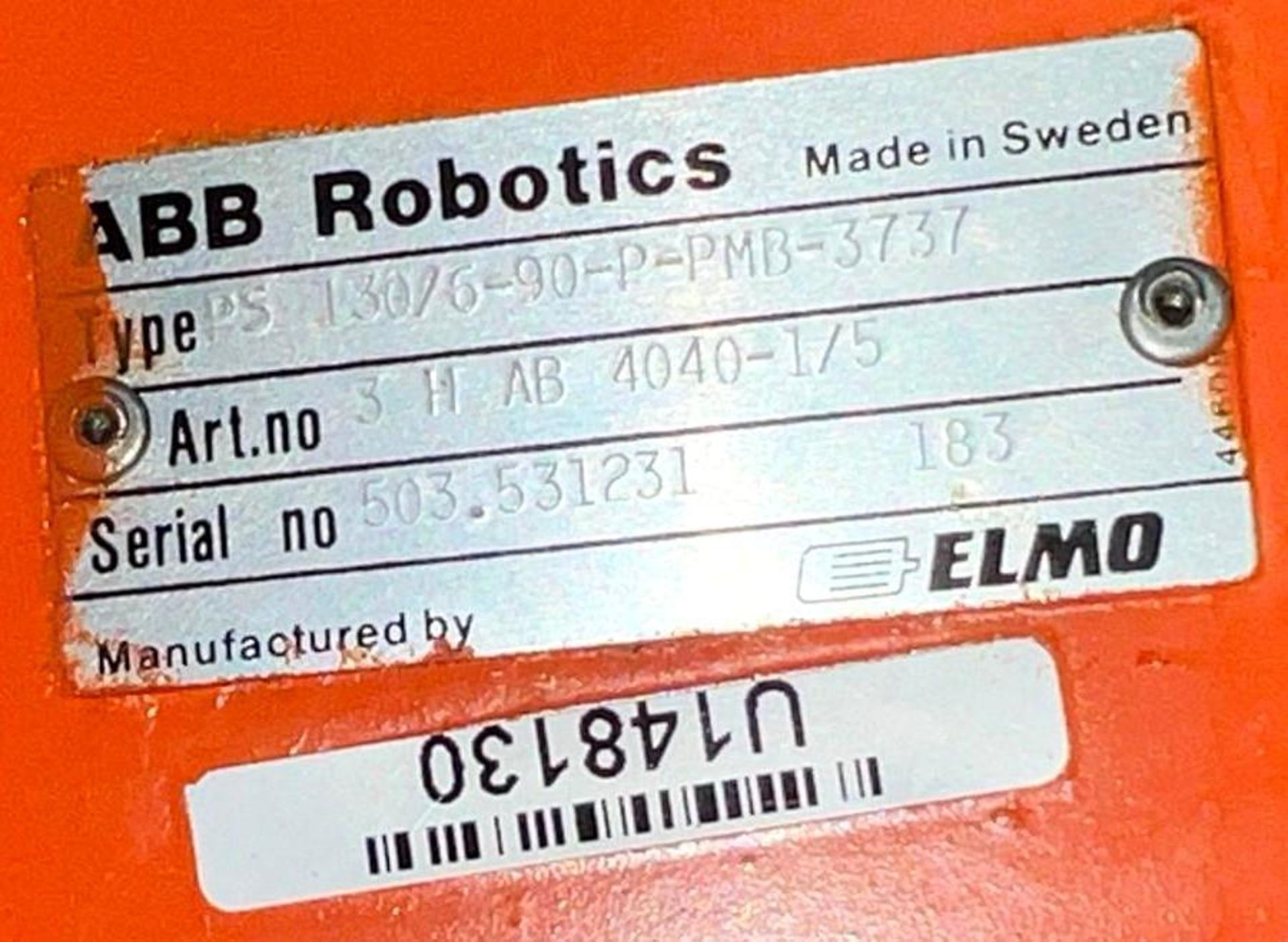 ABB #3HAB4040-1/5 Robot Motor - Image 4 of 5