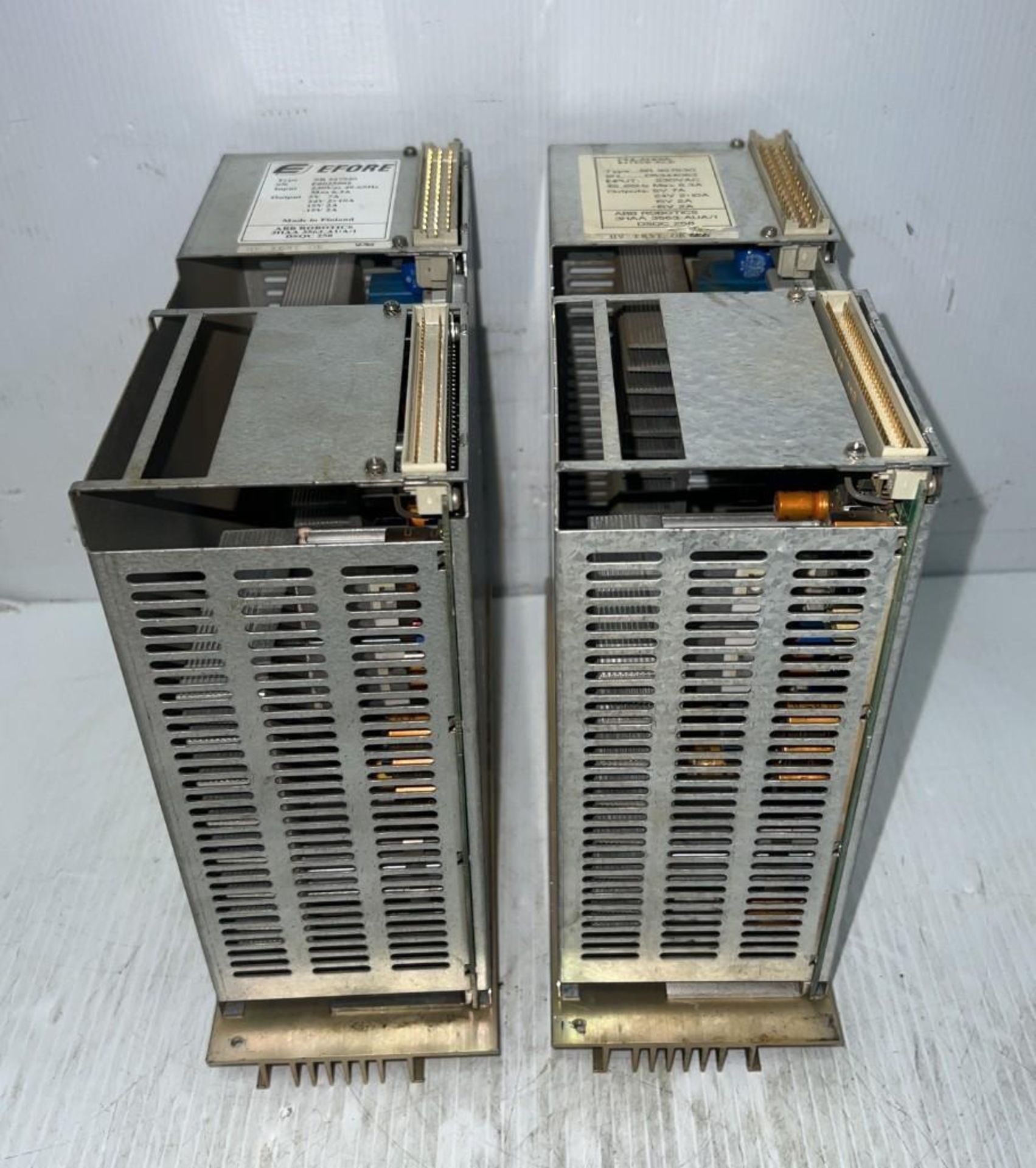 Lot of (2) ABB Robotics #3HAA 3563-AUA/1 / #DSQC 258 Modules