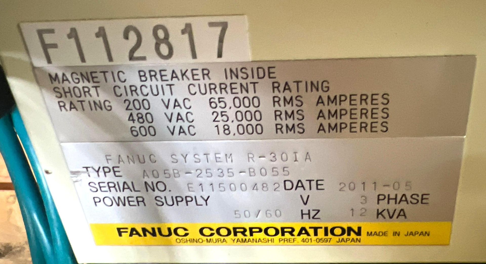 2011 Fanuc R2000iB 210F w/R30iA Controller - Image 4 of 7