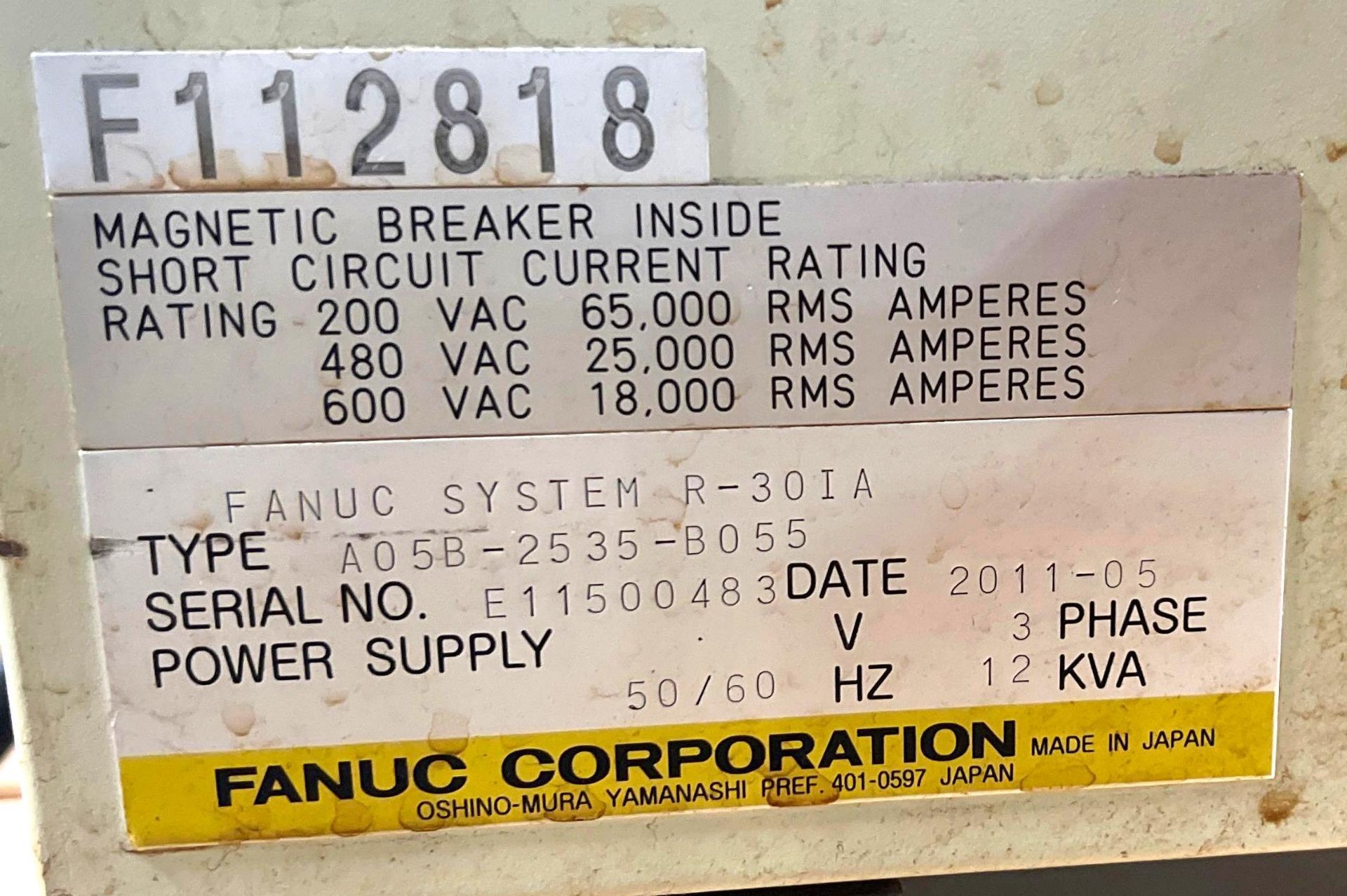 2011 Fanuc R2000iB 210F w/R30iA Controller - Image 4 of 7