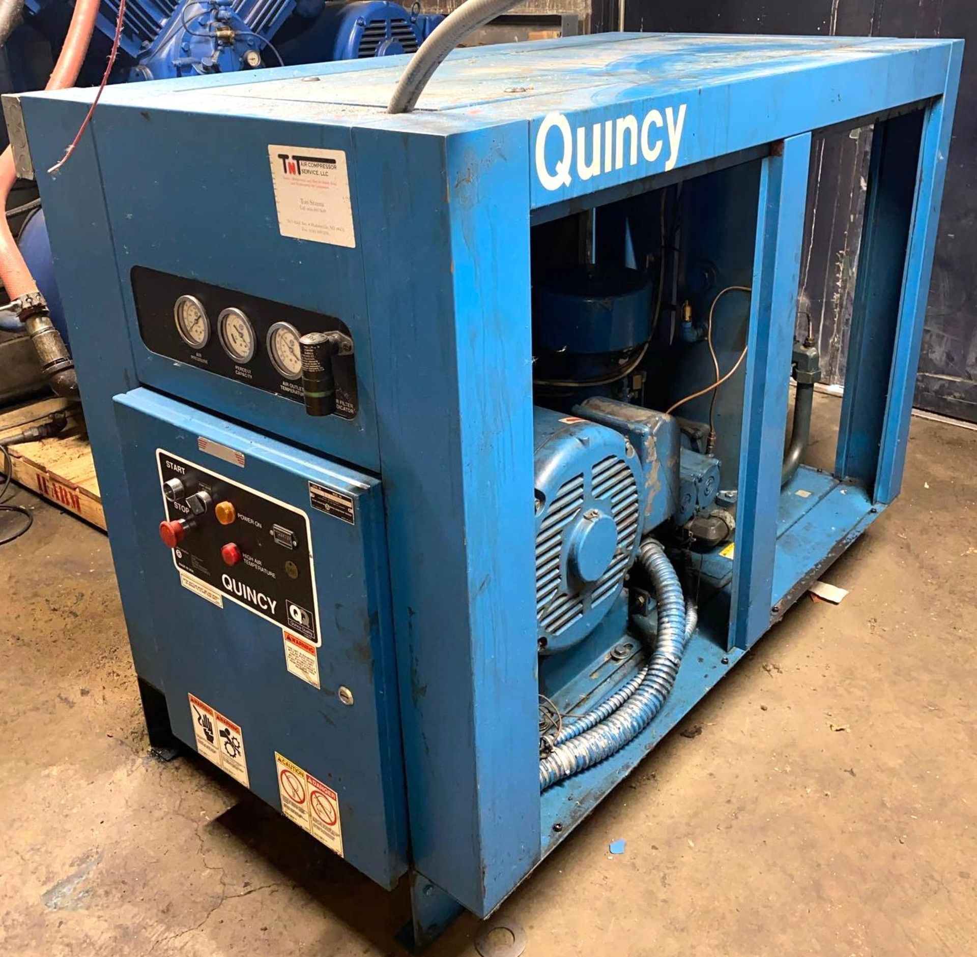 40 HP Quincy Rotary Screw QSB40ACA32N Air Compressor
