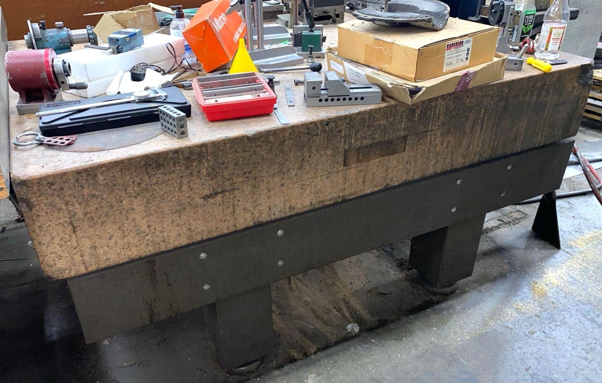 49-1/2 x 66 x 10 Granite Surface Plate w/ Stand