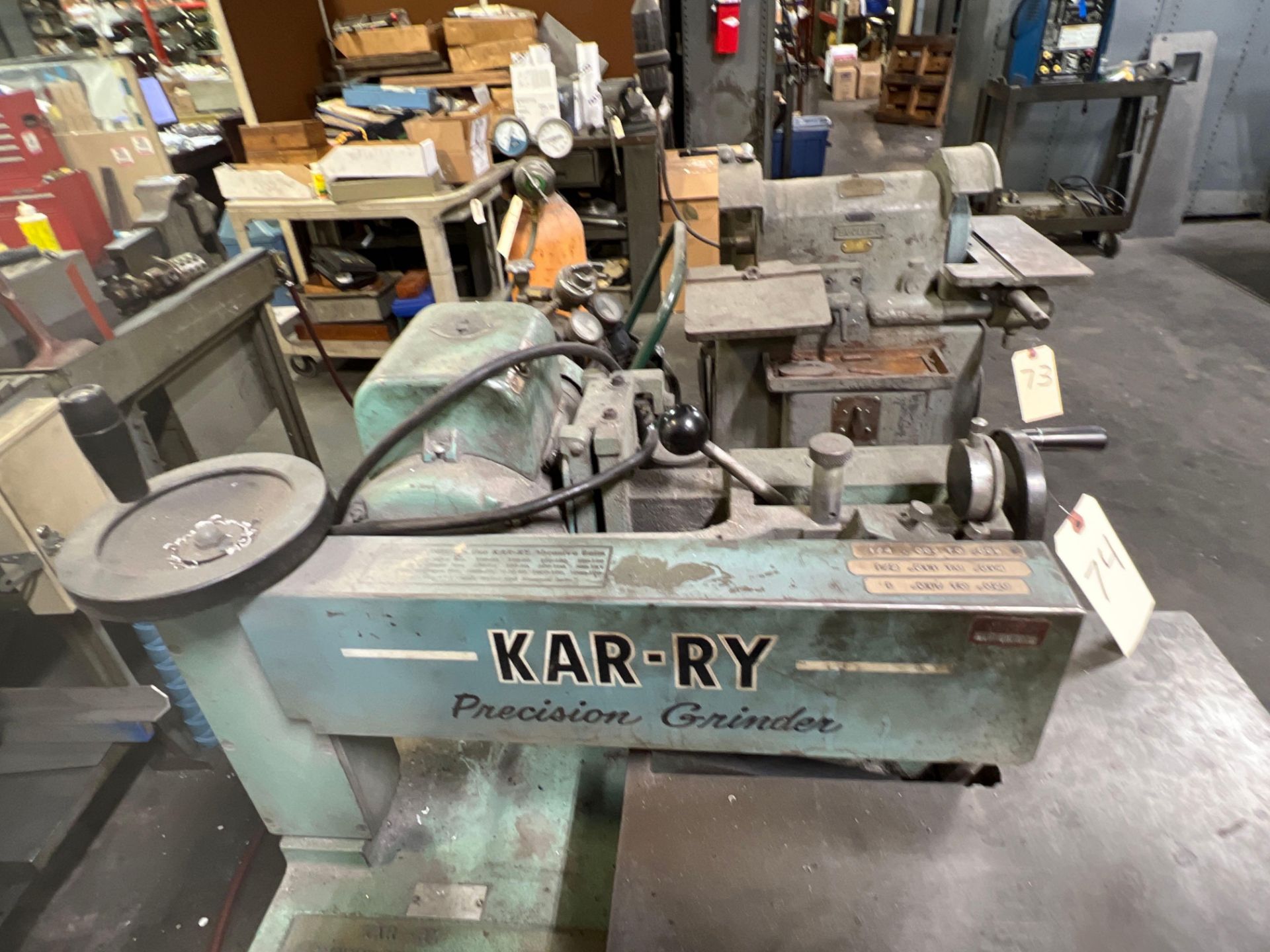 KAR-RY 1" Precision Belt Sander / Grinder w/ Cabinet - Image 4 of 5