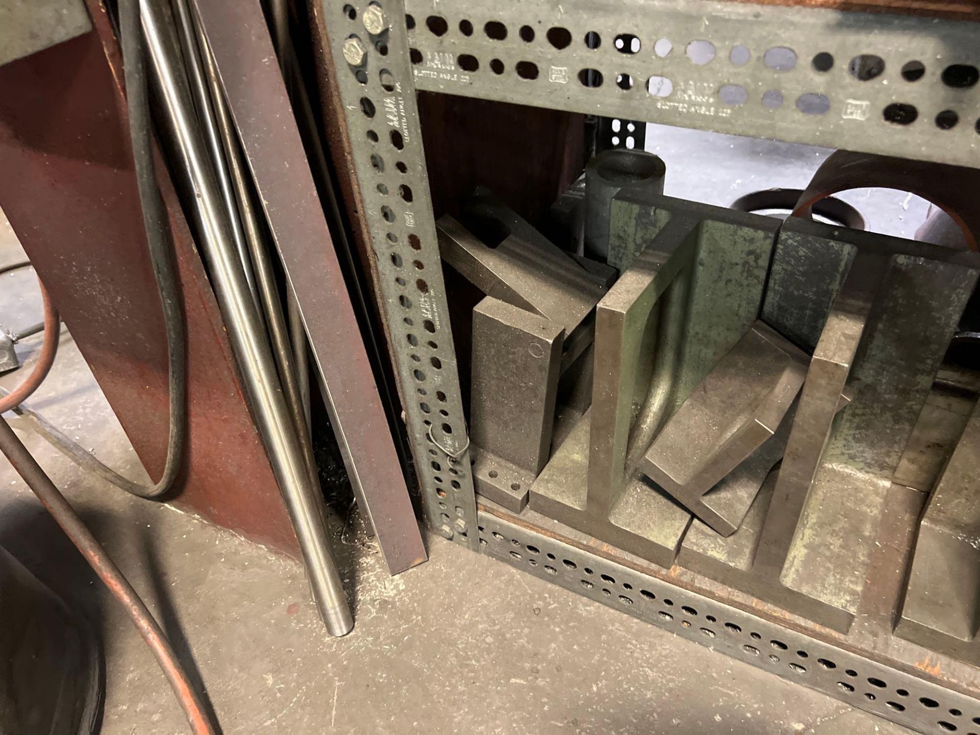 Steel 5 Shelf Storage Rack w/ Components - Image 9 of 9