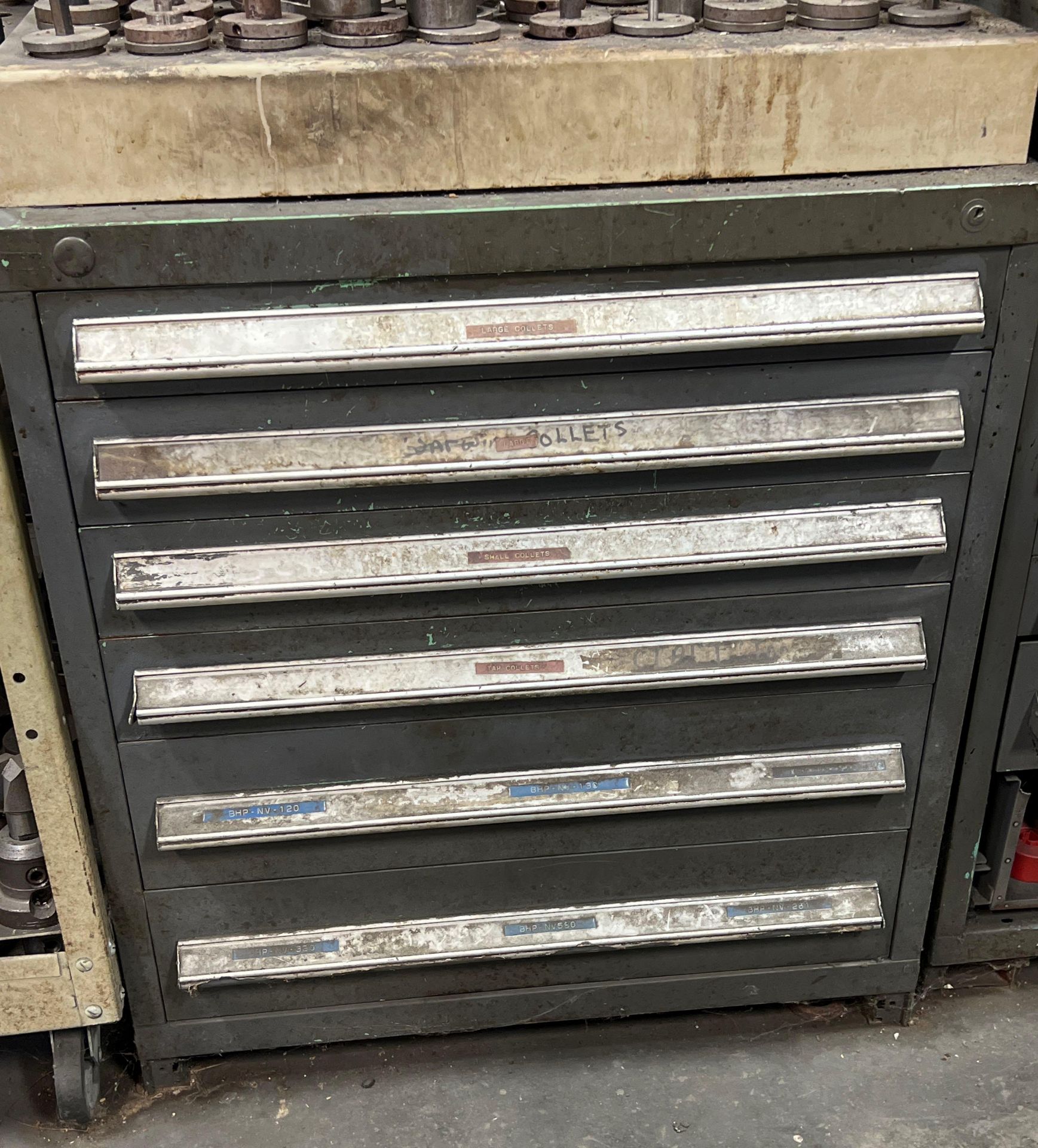 6 Drawer Vidmar like Cabinet w/ Contents