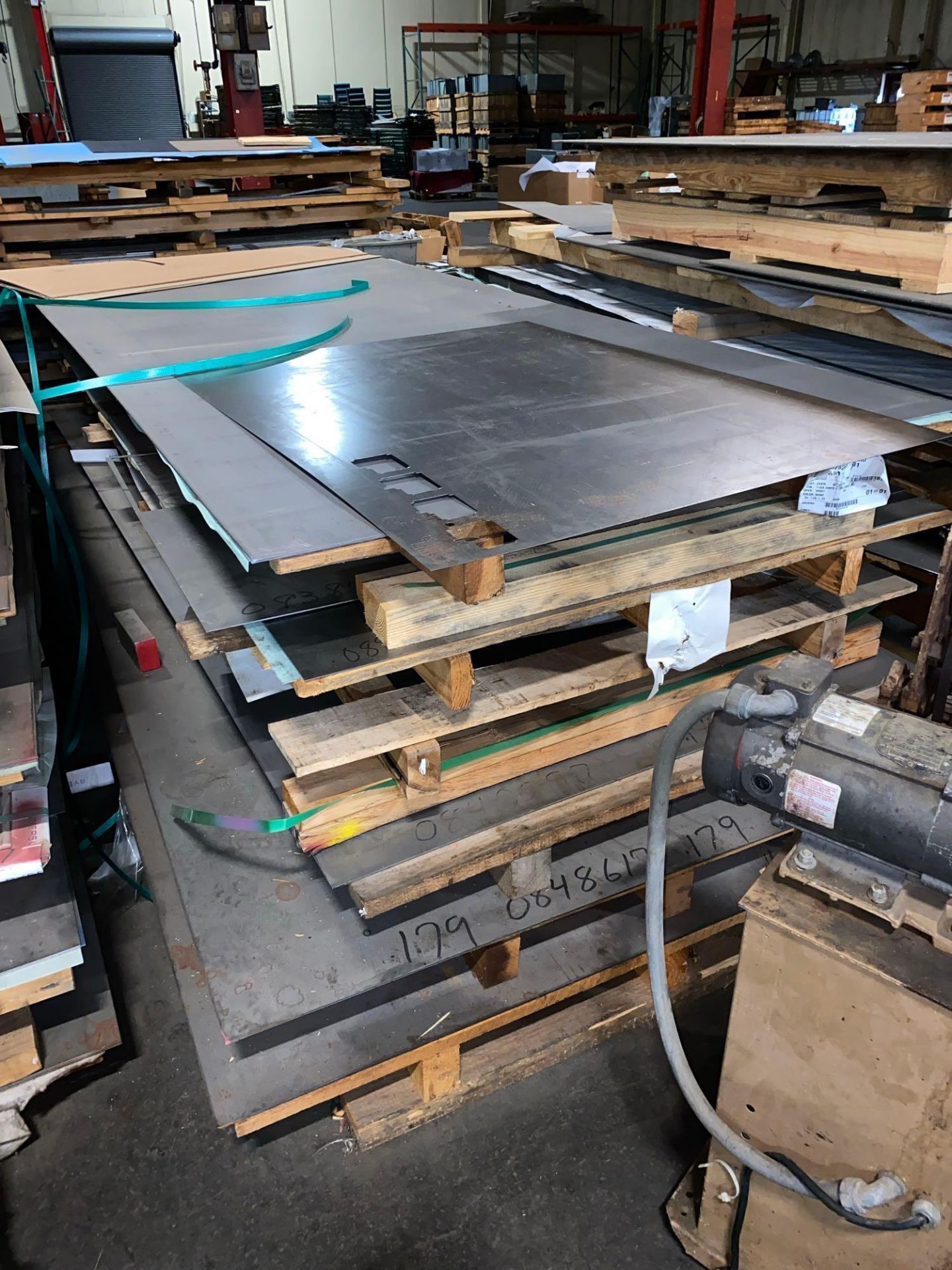 Large Lot of Misc. Steel Product, Mostly sheet - Image 6 of 8