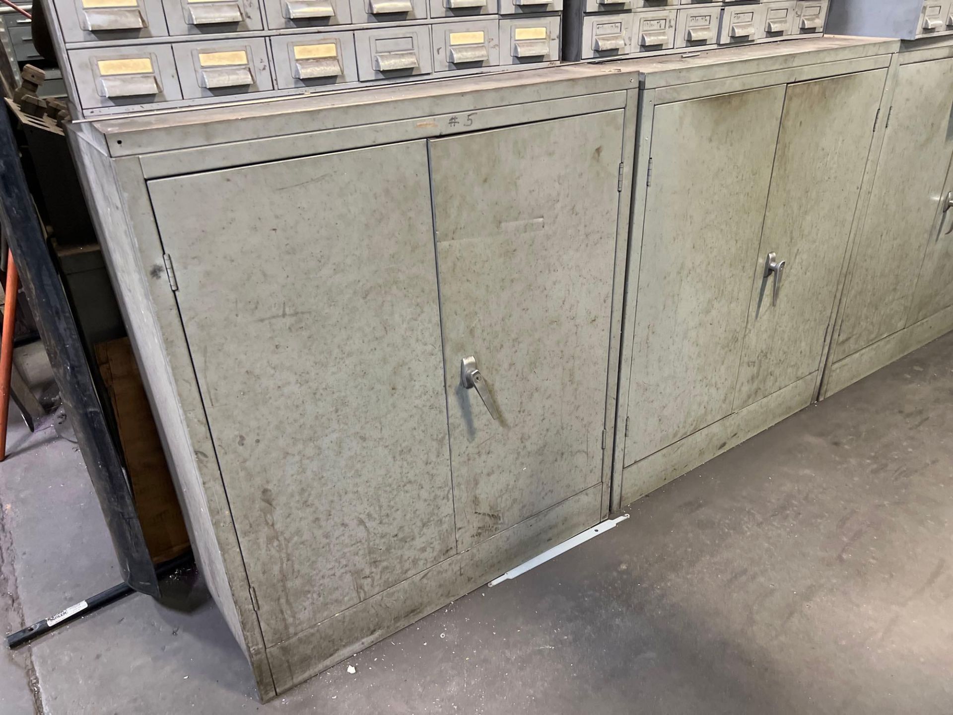 Lot of (2) Cabinets w/ Contents