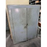 2 Door Metal Cabinet w/ Contents
